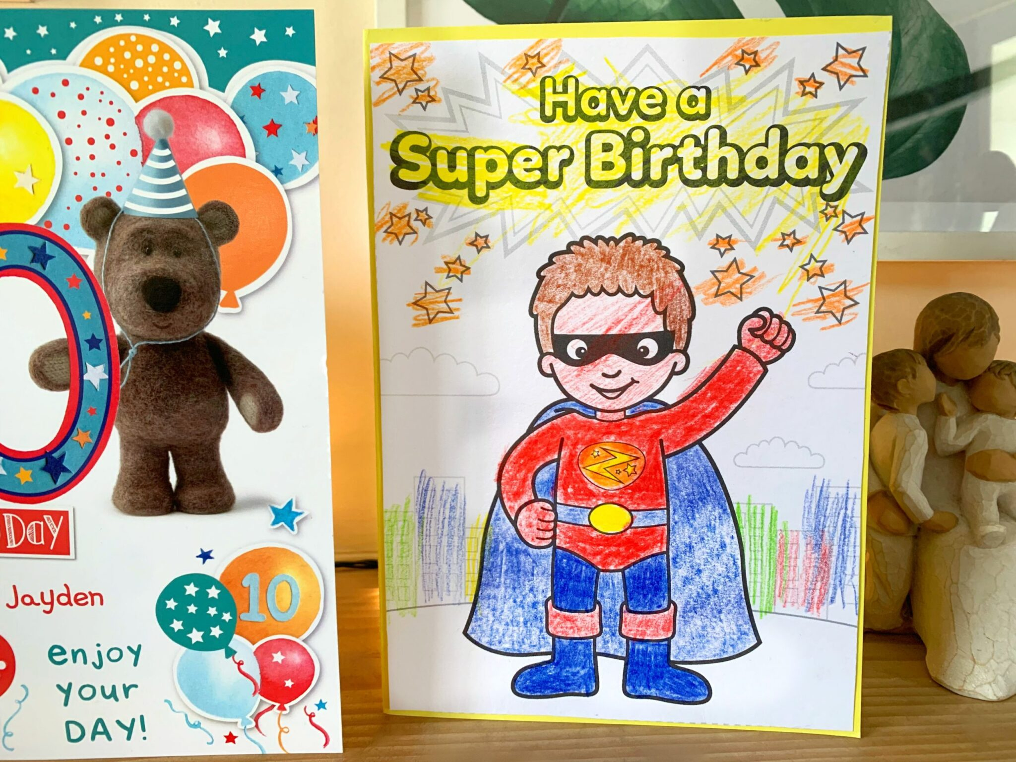 Free Superhero Printable Birthday Card Craft - Sticky Mud &amp;amp; Belly intended for Free Printable Superhero Birthday Cards