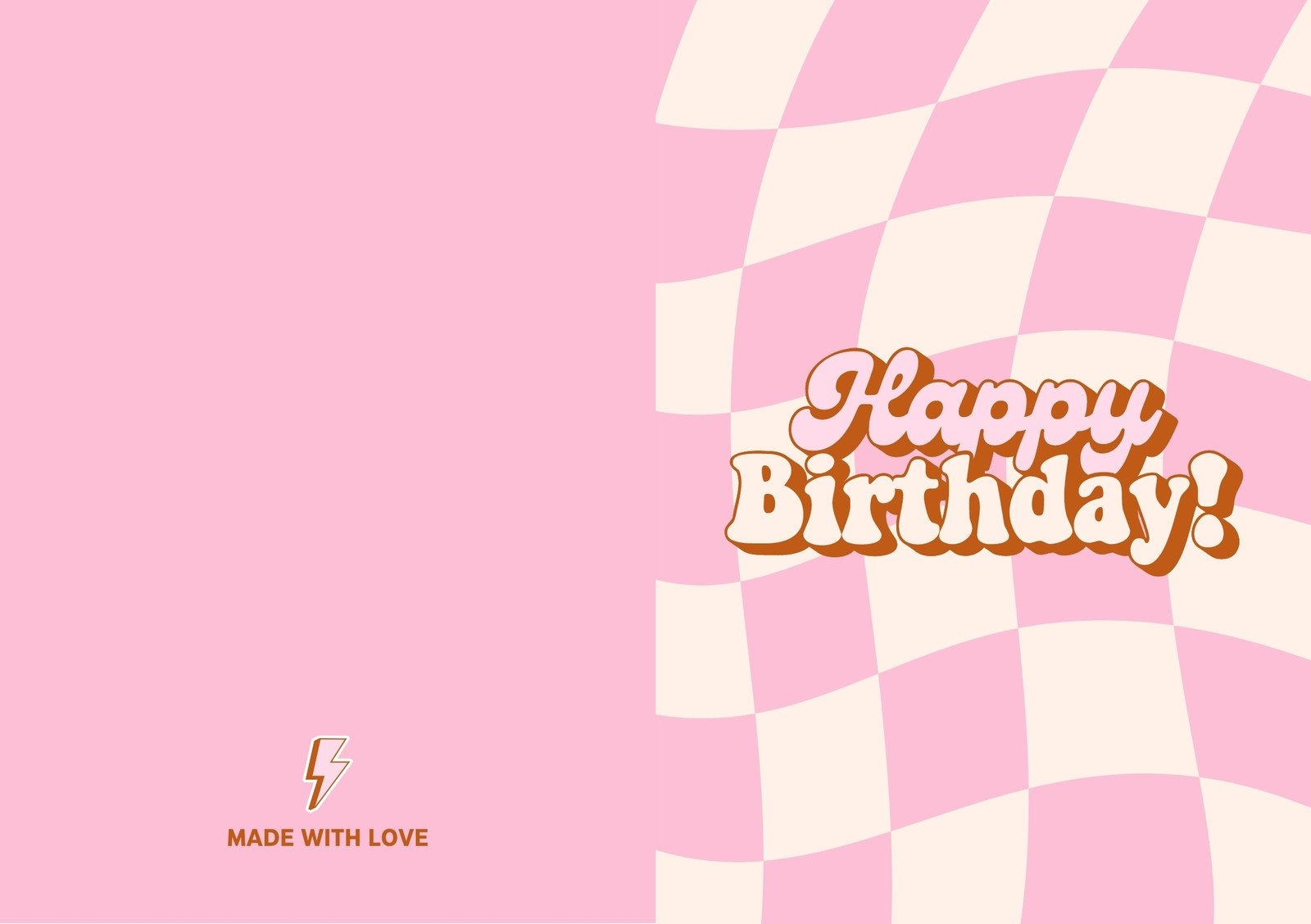 Free To Personalize Folded Birthday Card Templates | Canva with Aesthetic Birthday Cards Printable