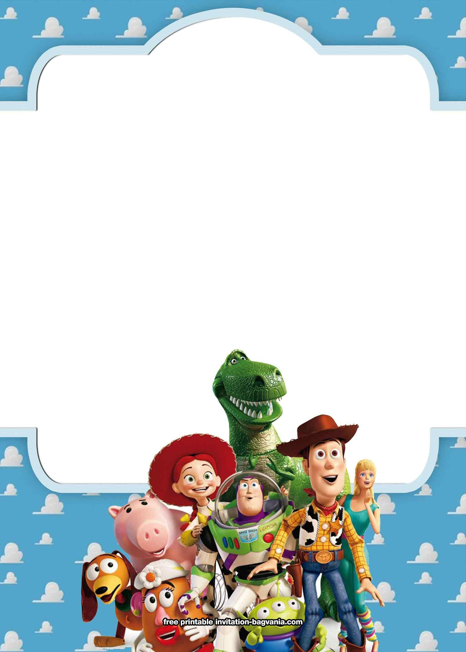 Free Toy Story 4 Birthday Invitation Templates for Toy Story Birthday Card Printable