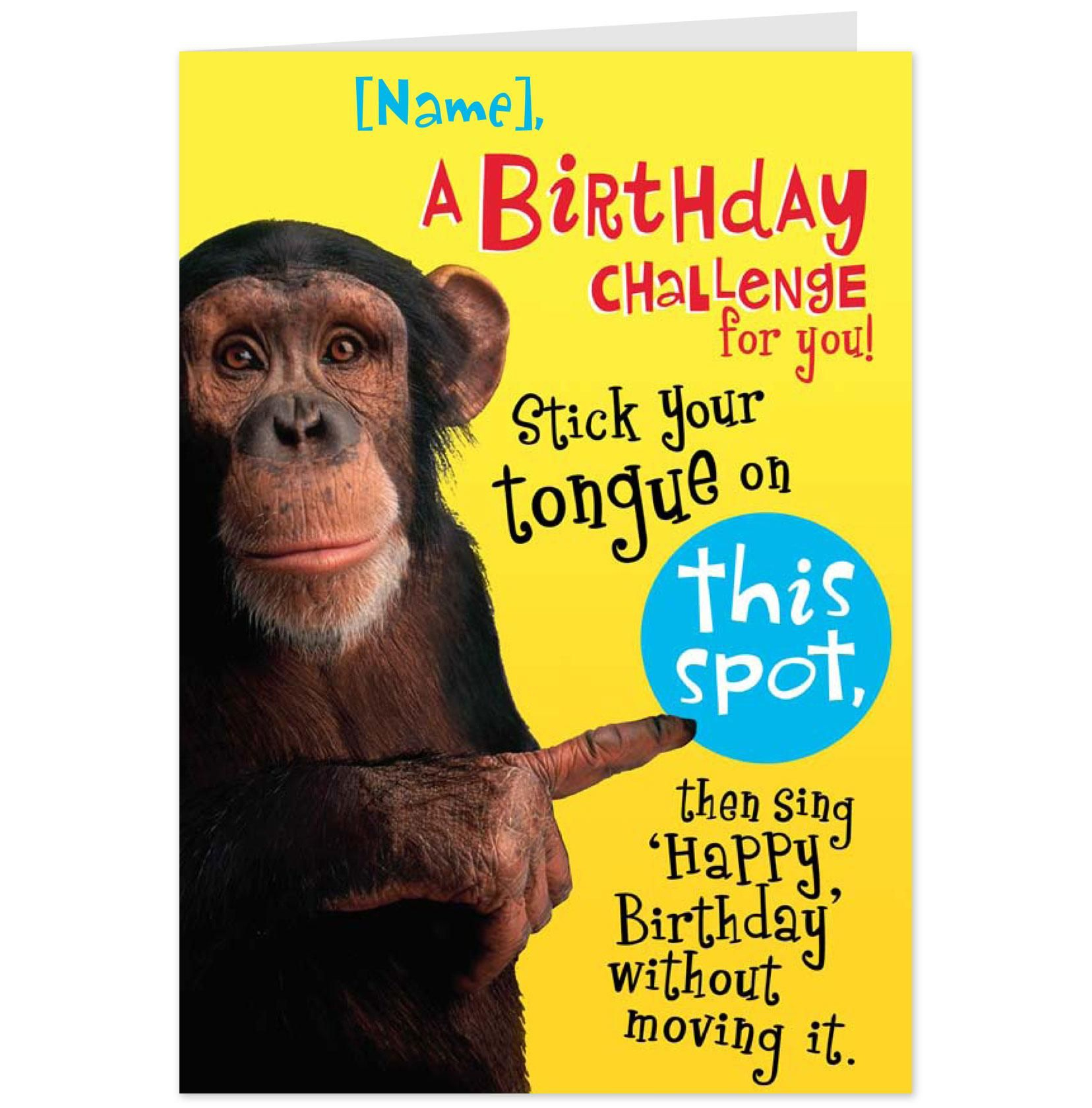 Funny Birthday Cards For Friends - 6 Free Pdf Printables | Printablee throughout Free Funny Birthday Cards Printable