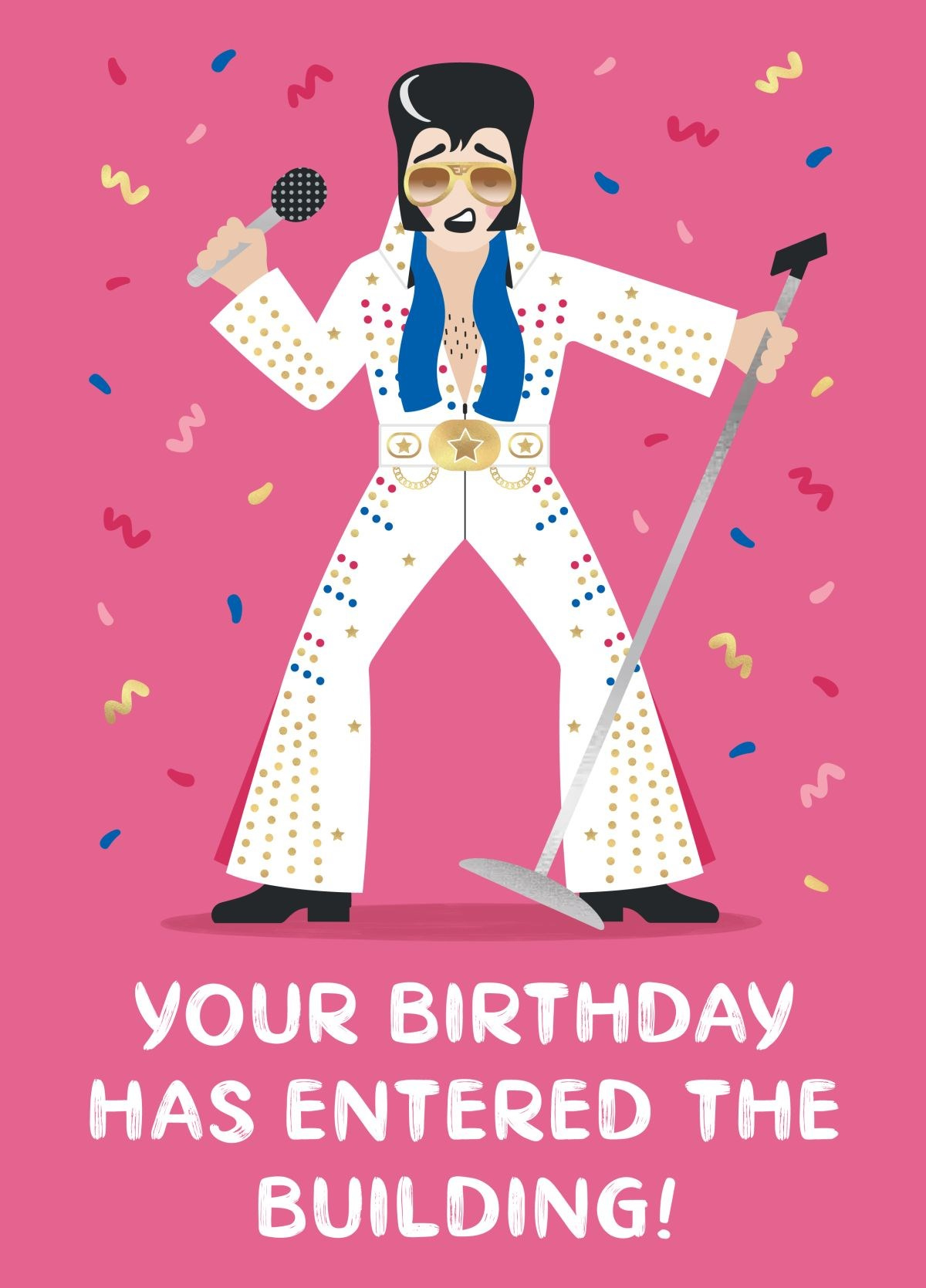 Funny Elvis Presley Birthday Card | Scribbler with regard to Elvis Birthday Cards Printable