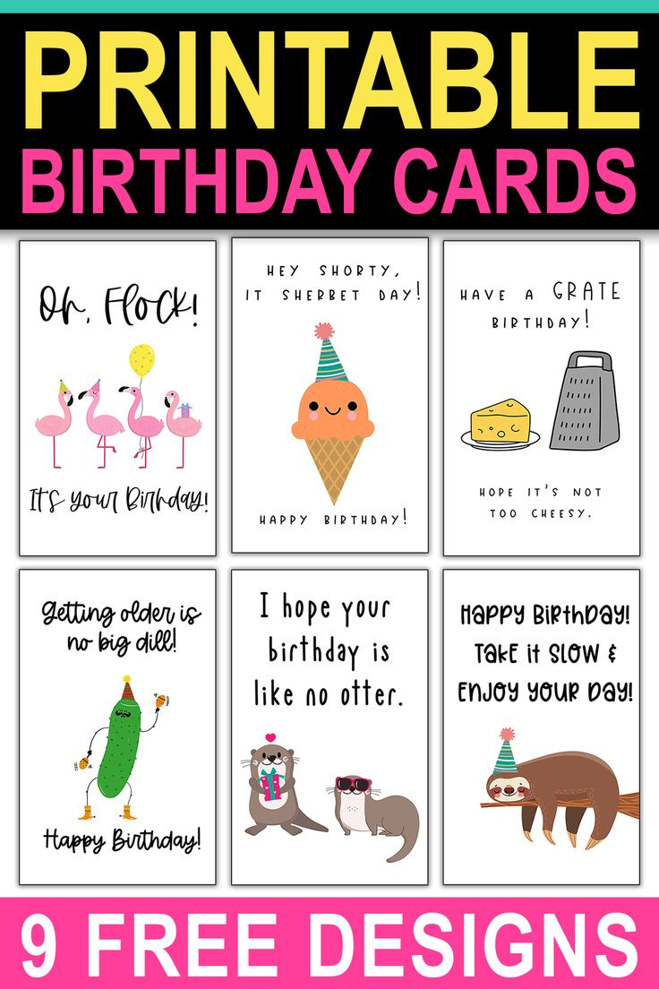 Funny Homemade Birthday Cards - 9 Free Printable Funny Birthday throughout Homemade Birthday Cards Printable