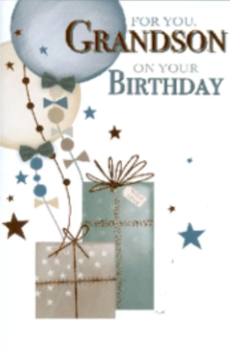 Grandson Birthday Card Happy Birthdaysimon Elvin Free P&amp;amp;P with Free Printable Grandson Birthday Cards