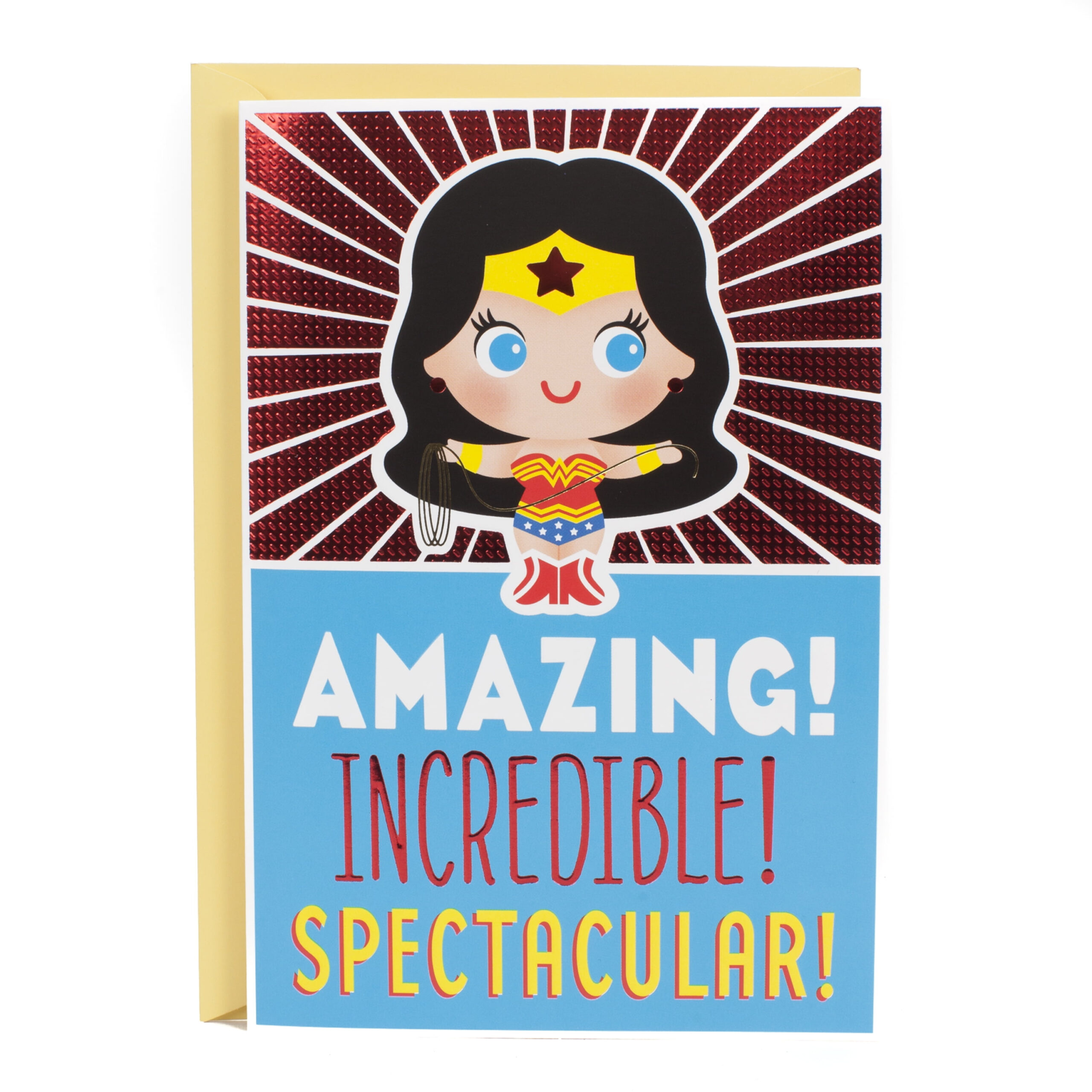 Hallmark Birthday Greeting Card (Wonder Woman) - Walmart throughout Wonder Woman Printable Birthday Card