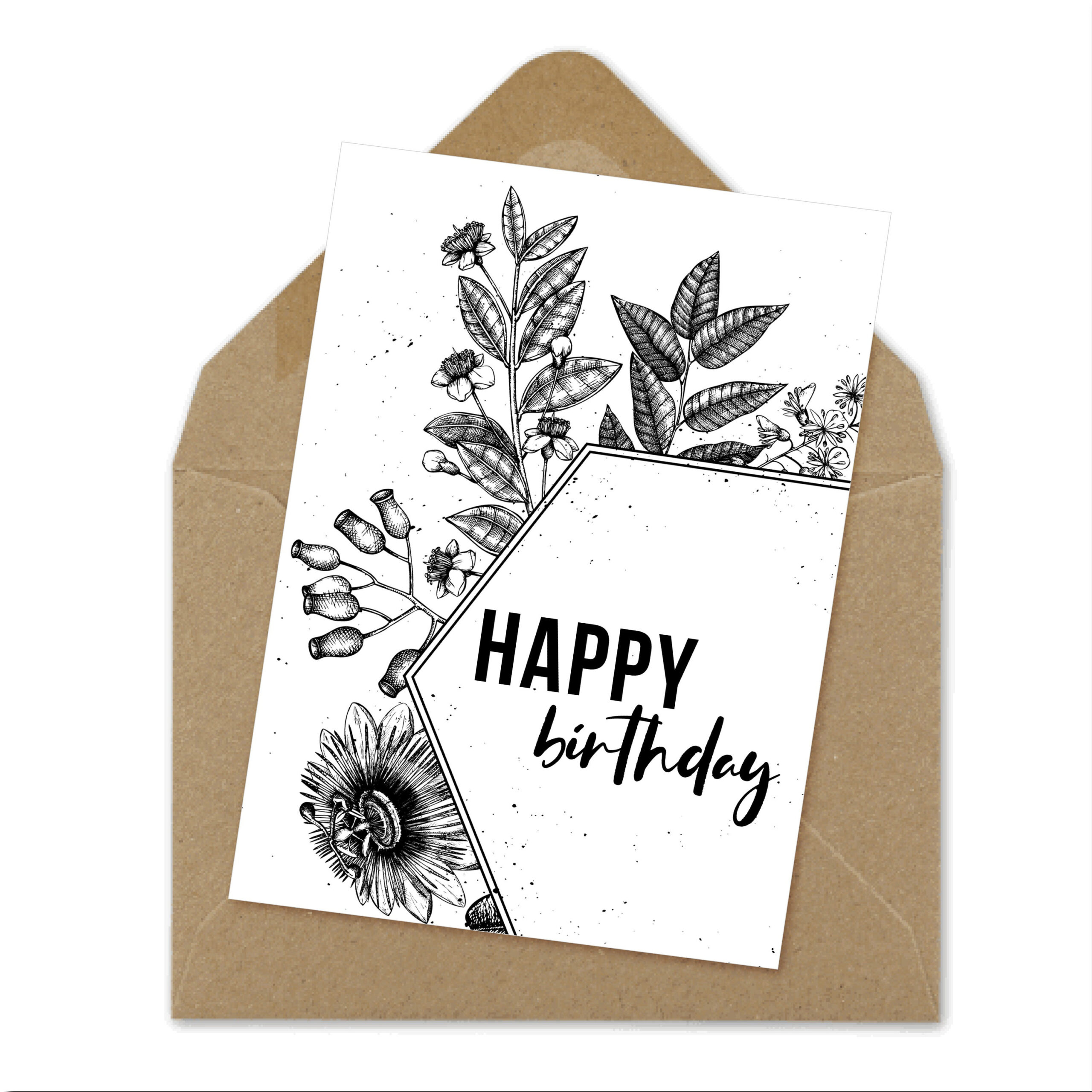 Happy Birthday, Print At Home, Birthday Card, Printable Card A6 - Etsy regarding Printable Birthday Cards Etsy