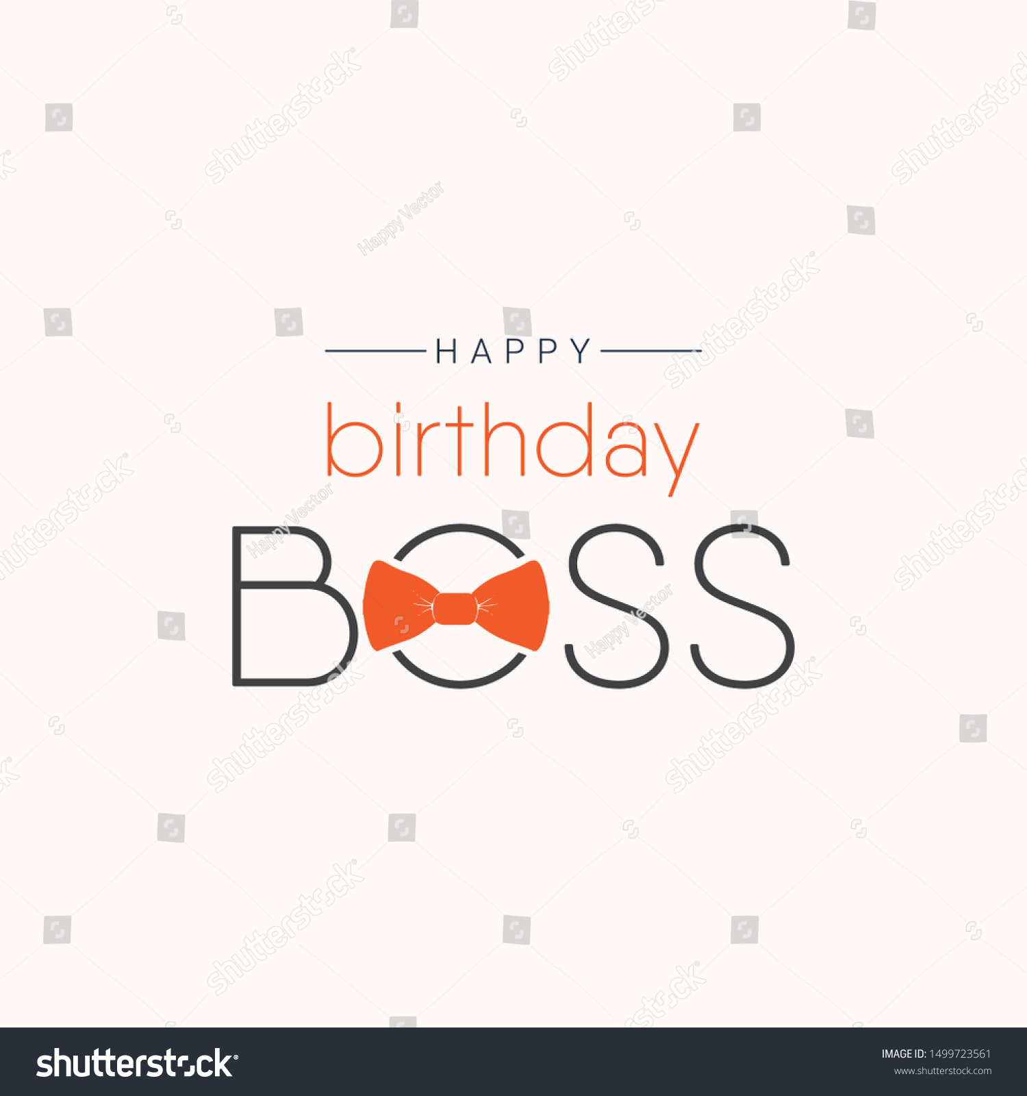 Happy Geburtstag Chef Vektorvorlage. Design Für: Stock regarding Happy Birthday Boss Card Printable