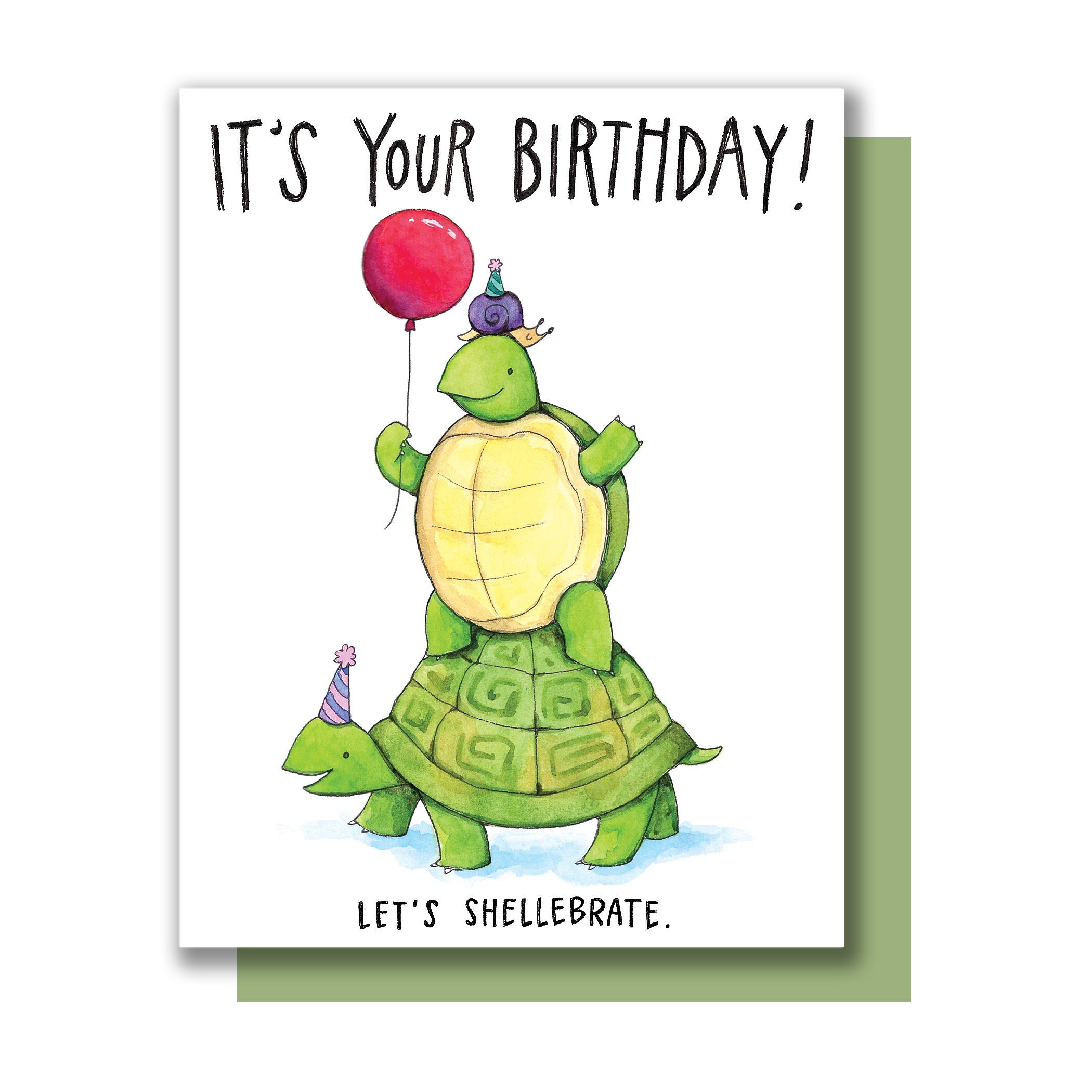 It&amp;#039;S Your Birthday Let&amp;#039;S Shellebrate Happy Birthday Turtles within Turtle Birthday Cards Printable