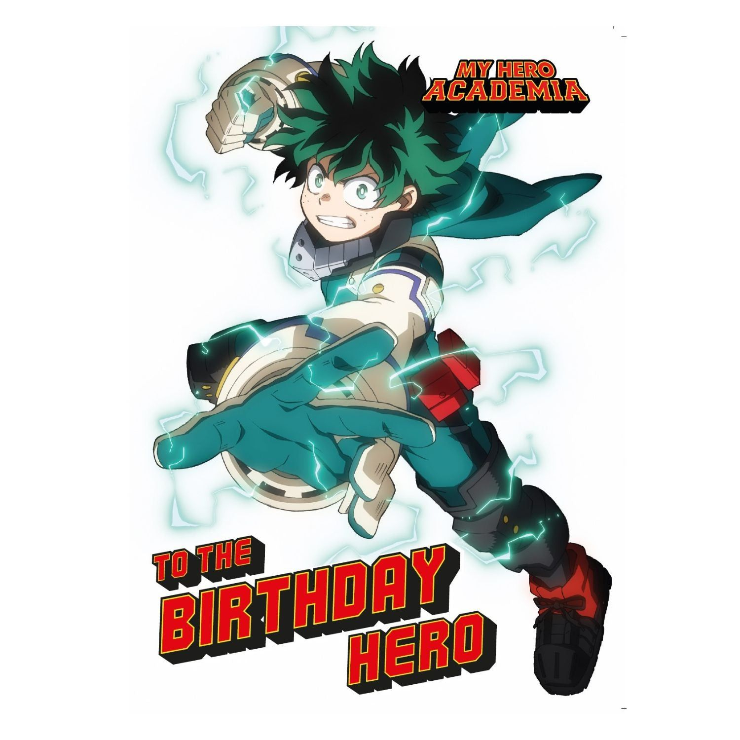 My Hero Academia &amp;#039;Birthday Hero&amp;#039; Card | Hero, My Hero Academia in My Hero Academia Birthday Card Printable Free