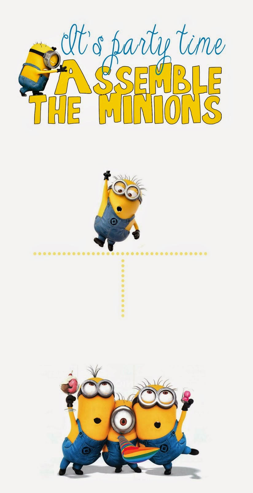 Nice Minions: Free Printable Invitations. - Oh My Fiesta! In English pertaining to Printable Minion Birthday Cards