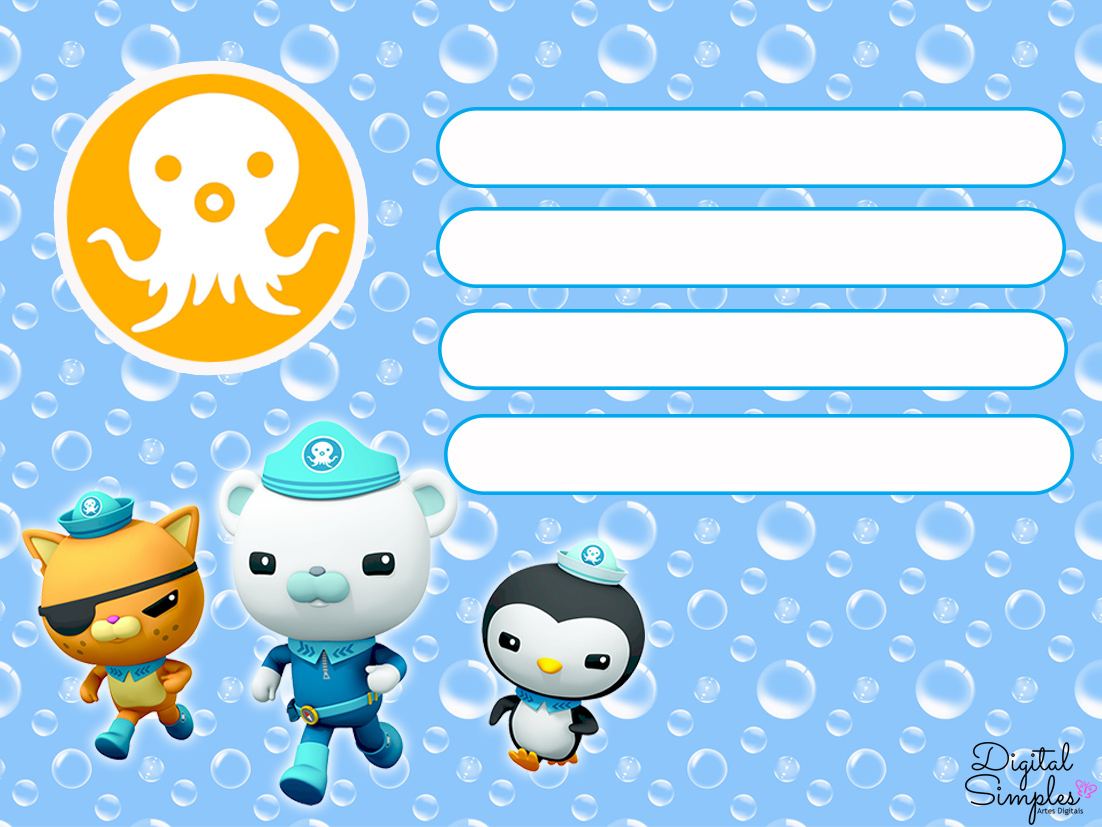 Octonauts: Free Party Printables And Invitations. - Oh My Fiesta with regard to Octonauts Birthday Card Printable