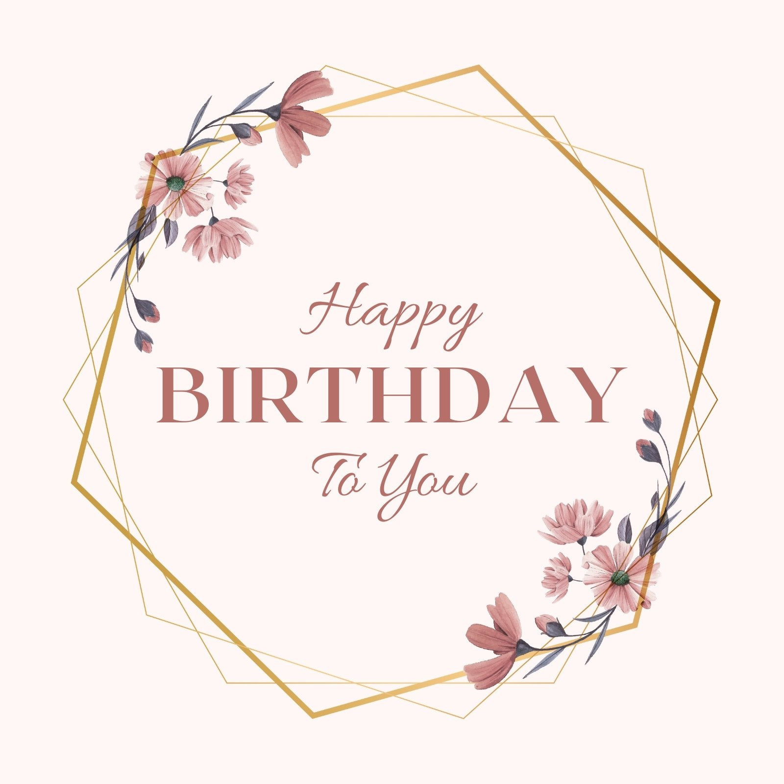 Page 7 - Free Printable Greeting Card Templates To Customize | Canva regarding Modern Printable Birthday Card