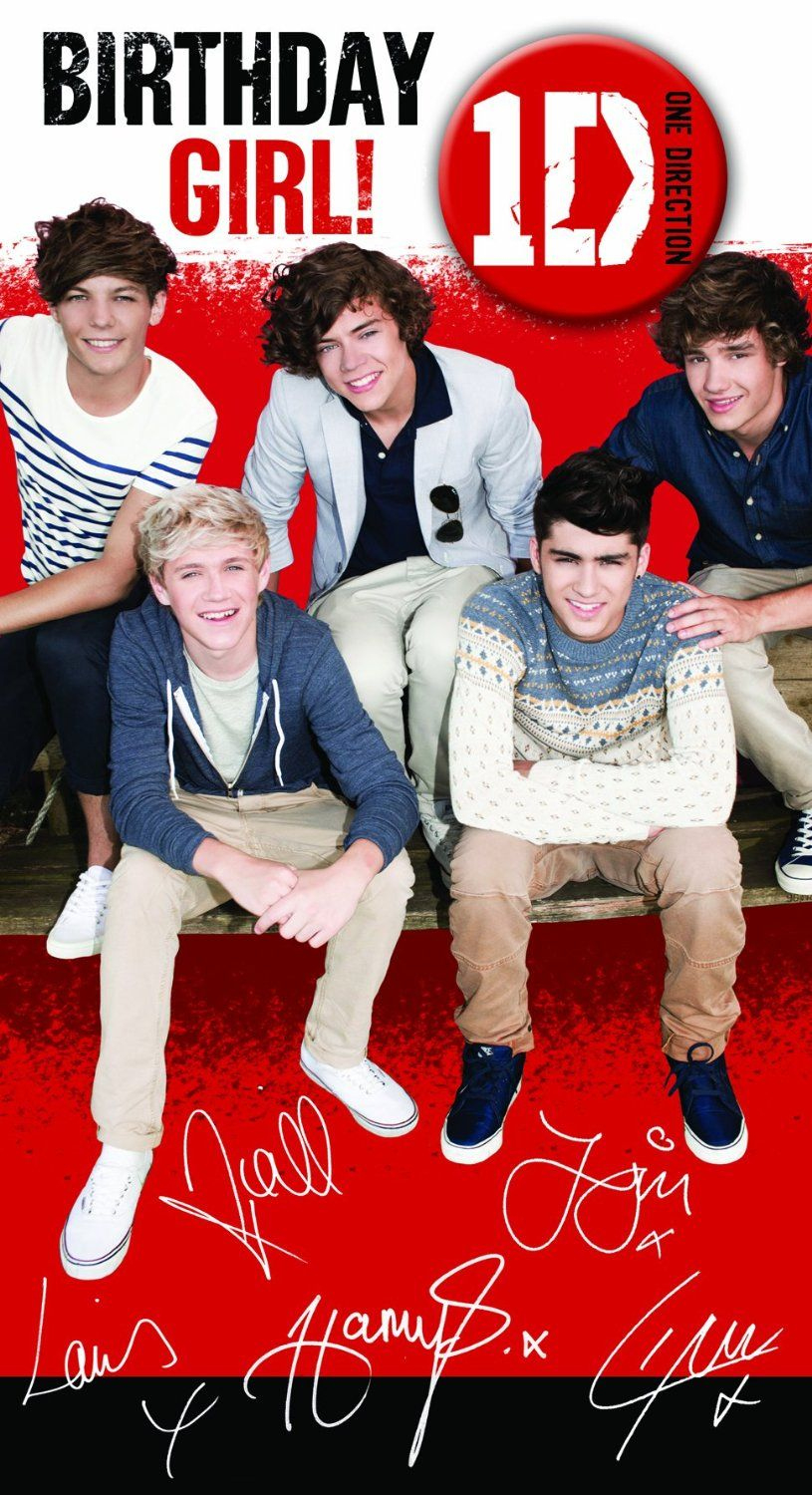 Pin Page intended for One Direction Birthday Card Printable