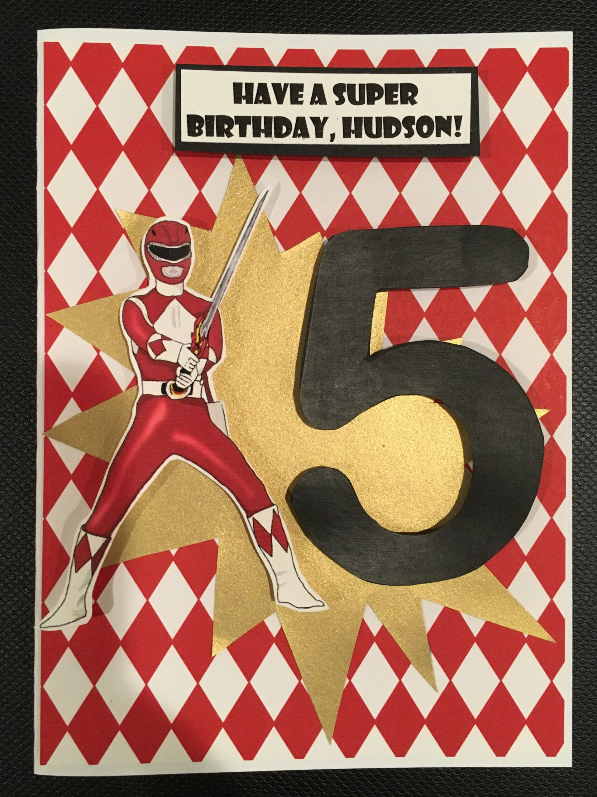 Pin Page within Power Rangers Birthday Card Printable