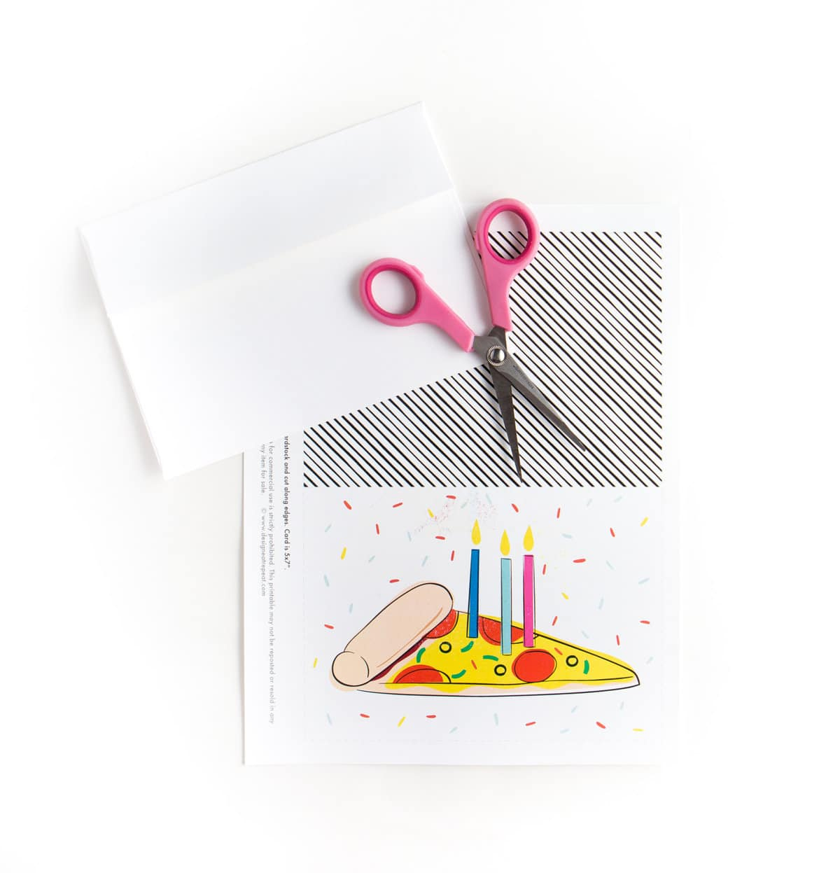 Pizza Printable Birthday Card - Design Eat Repeat with Pizza Birthday Card Printable