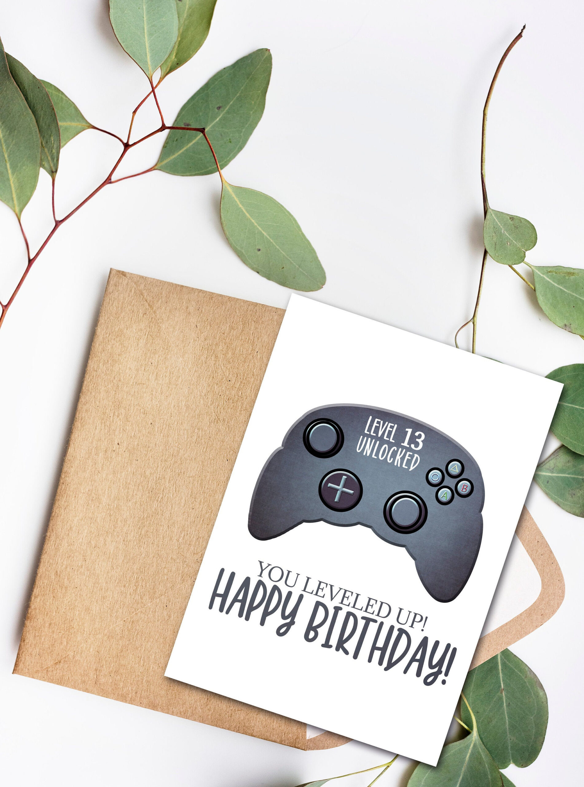 Printable 13Th Birthday Card For Grandson, Video Game Cards For pertaining to Printable 13th Birthday Cards