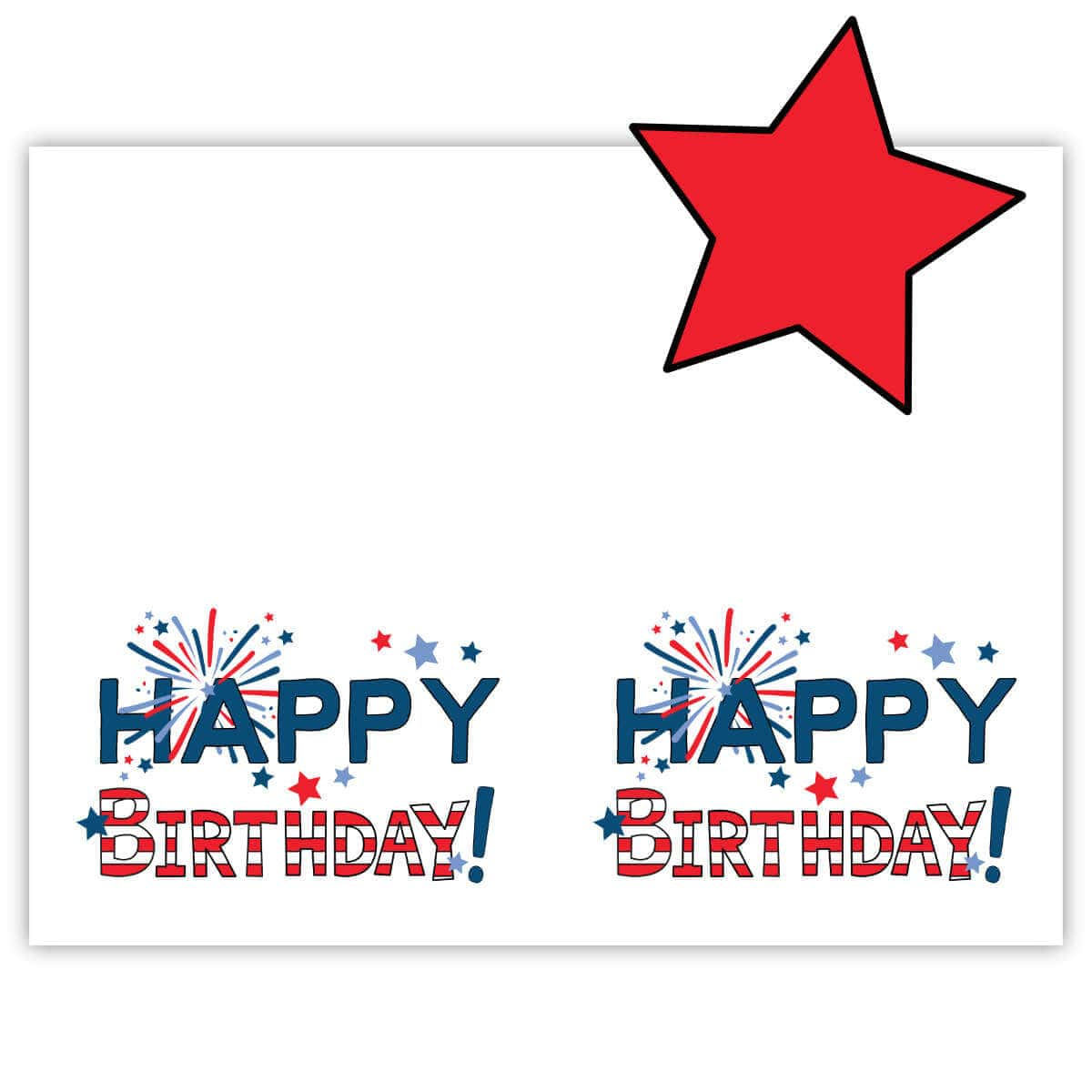 Printable 4Th Of July Birthday Card - Sunshine And Rainy Days in Printable 4Th Of July Birthday Cards