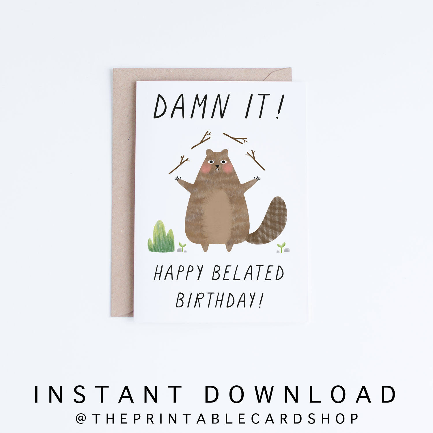 Printable Belated Birthday Cards, Funny Late Birthday Cards pertaining to Funny Belated Birthday Cards Printable