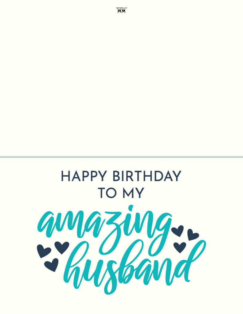 Printable Birthday Cards - 110 Free Birthday Cards | Printabulls for Downloadable Free Printable Birthday Card For Husband