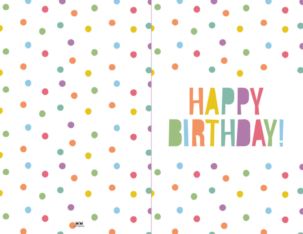 Printable Birthday Cards - 110 Free Birthday Cards | Printabulls for Free Printable Happy 10th Birthday Cards