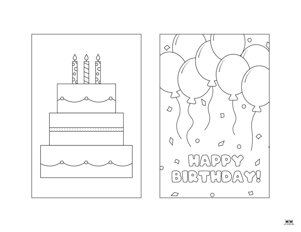 Printable Birthday Cards - 110 Free Birthday Cards | Printabulls inside Printable Folding Birthday Cards