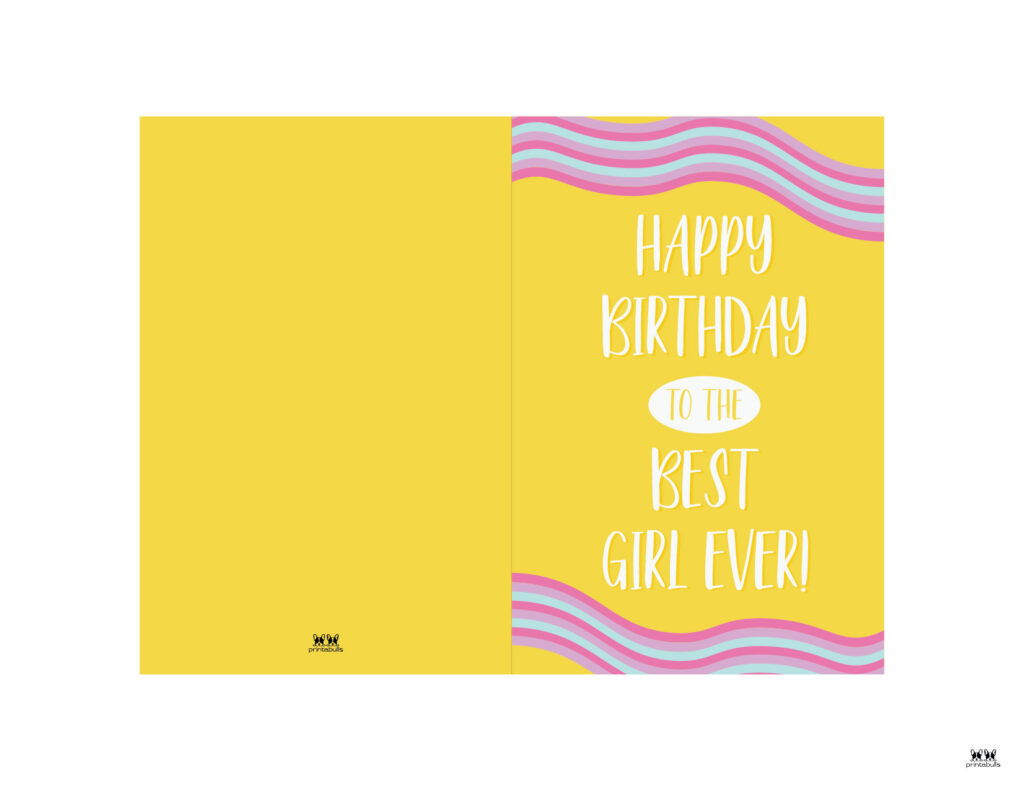 Printable Birthday Cards - 110 Free Birthday Cards | Printabulls with Birthday Cards For A Friend Printable