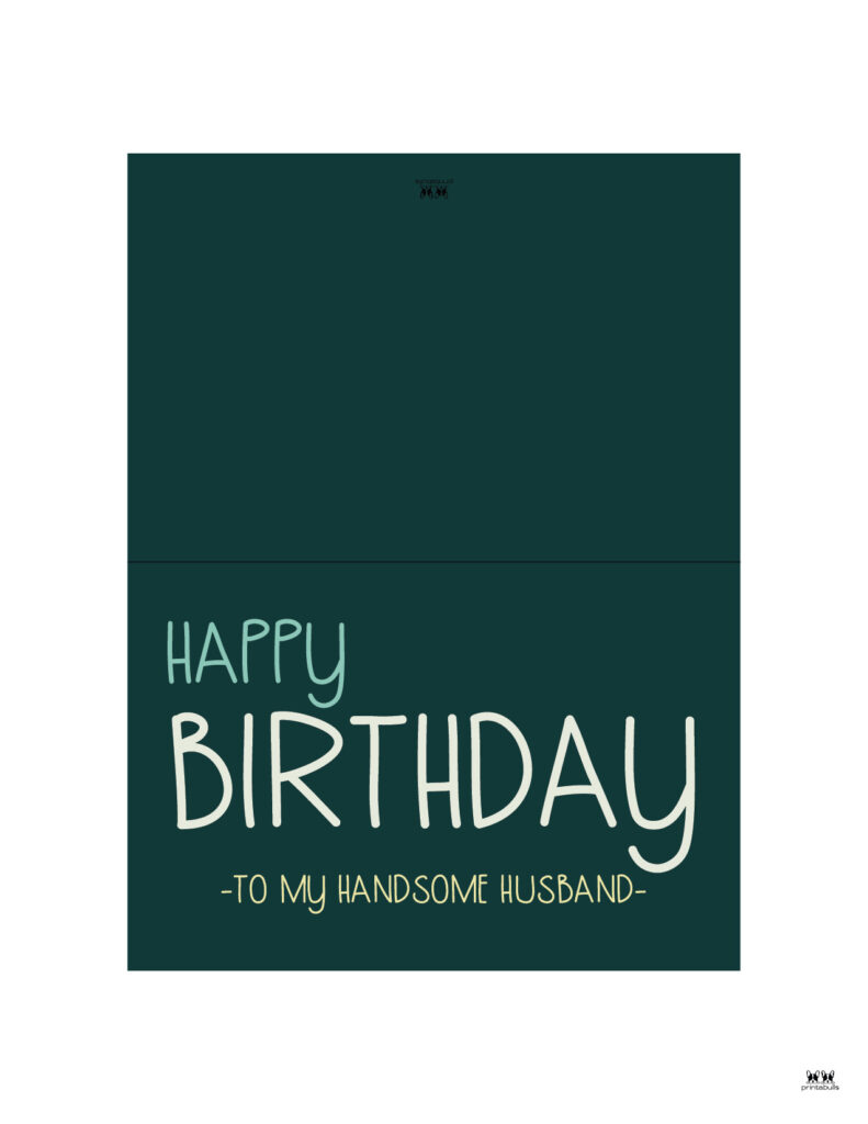 Printable Birthday Cards - 110 Free Birthday Cards | Printabulls with regard to Printable Happy Birthday Cards For Husband