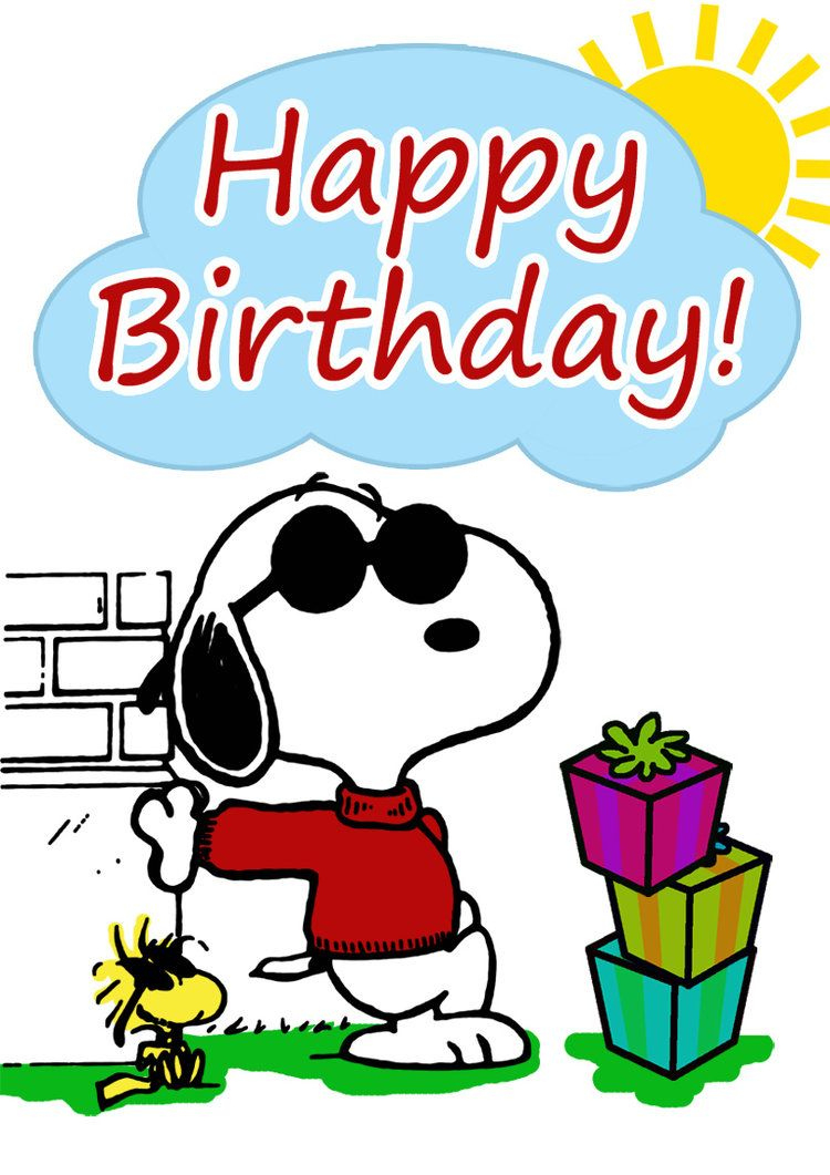 Snoopy Printable Birthday Cards — Printbirthday.cards pertaining to Snoopy Birthday Card Printable Free