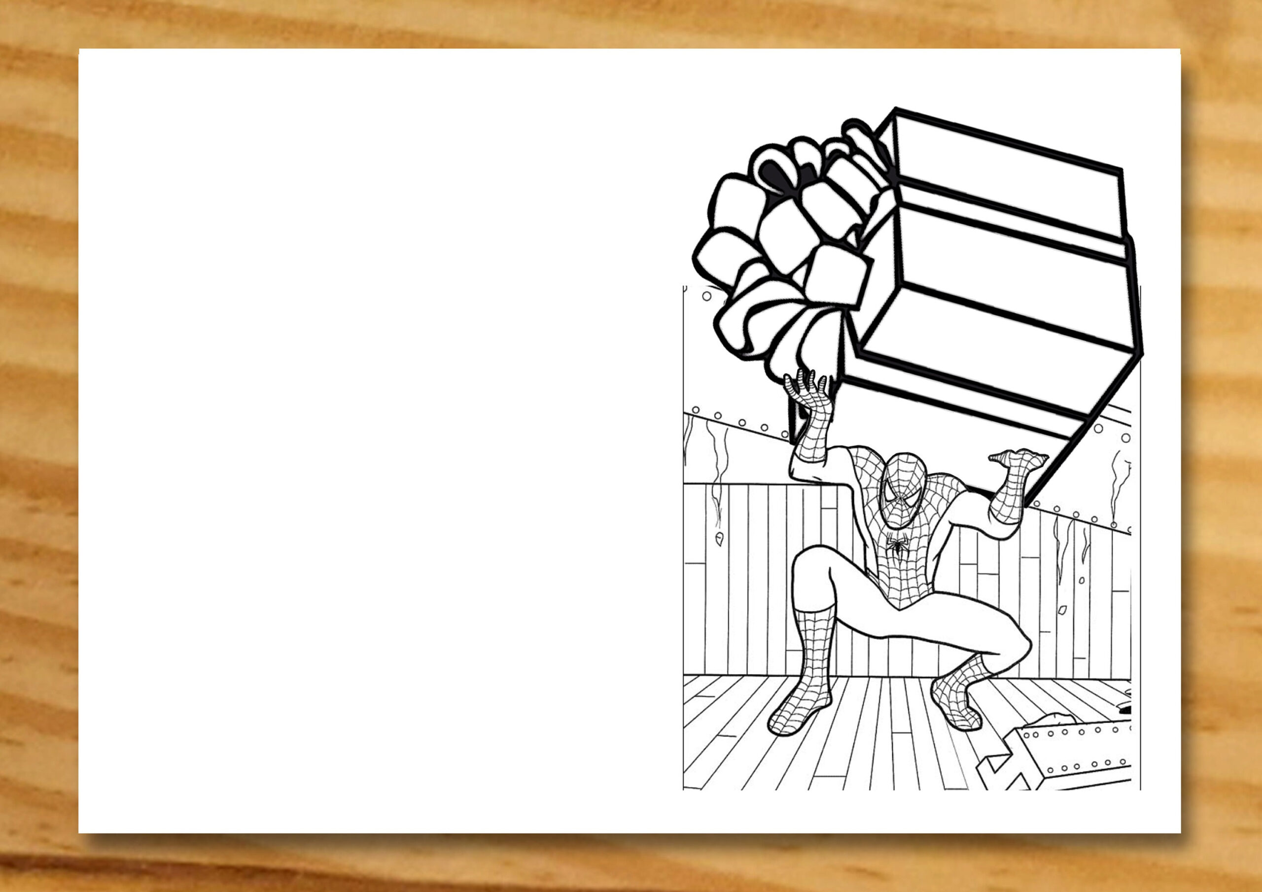 Spiderman Birthday Card - Spiderman Coloring Card, Coloring Birthday Card Printable Boy&amp;#039;S Birthday Card - Spaiderman Happy Birthdayu Party intended for Spiderman Printable Birthday Card