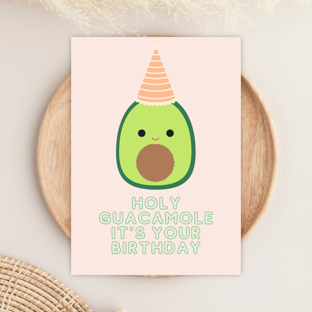 Squishmallows Printable Birthday Card, Instant Download throughout Squishmallow Birthday Card Printable Free