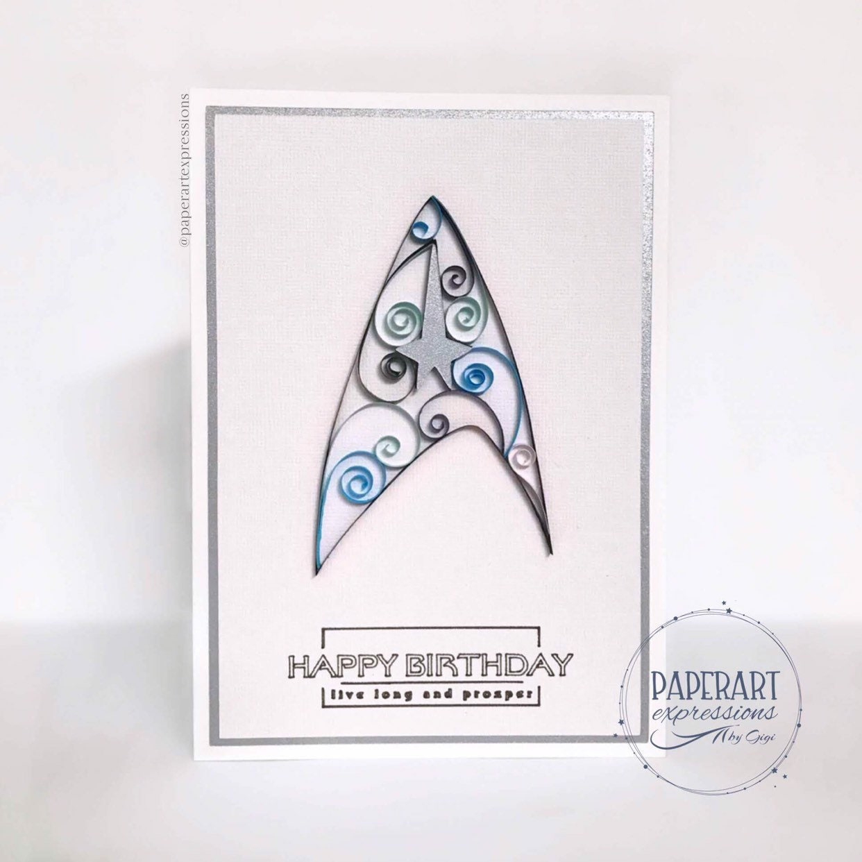 Star Trek Cards - Etsy inside Free Printable Star Trek Birthday Cards