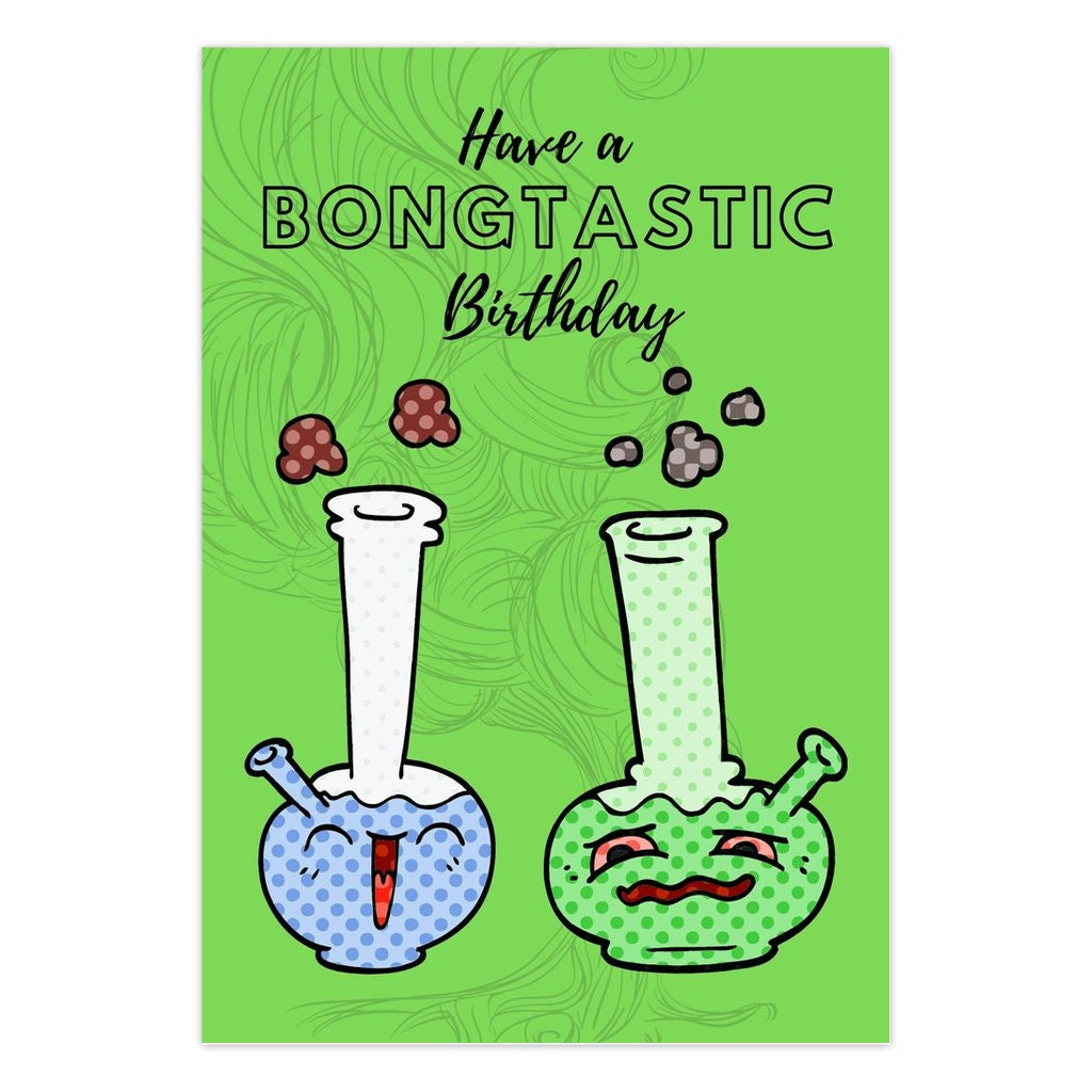 Stoner Printable Birthday Card - Etsy throughout Printable Stoner Birthday Cards