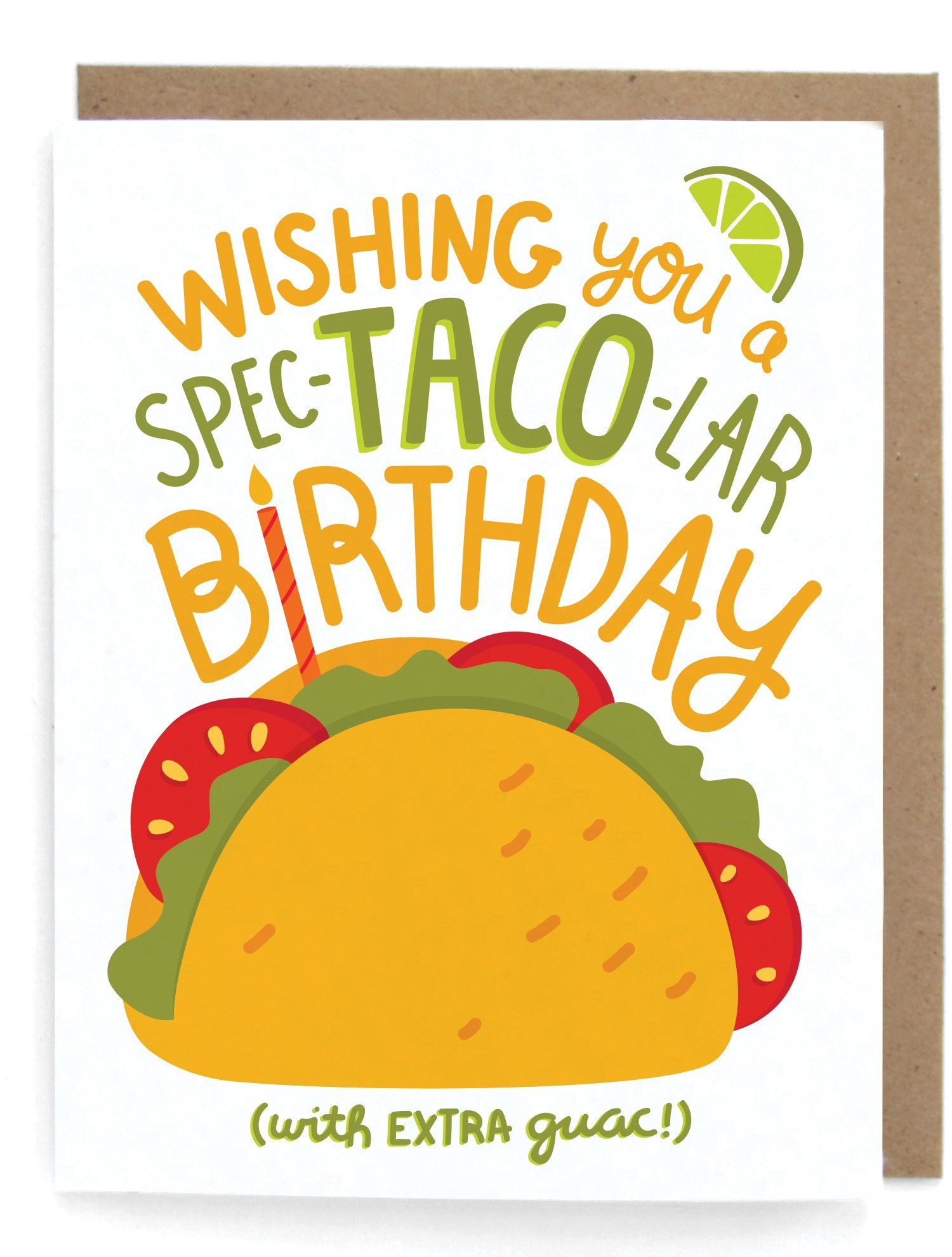 Taco Birthday Card - Single Card regarding Taco Birthday Card Free Printable