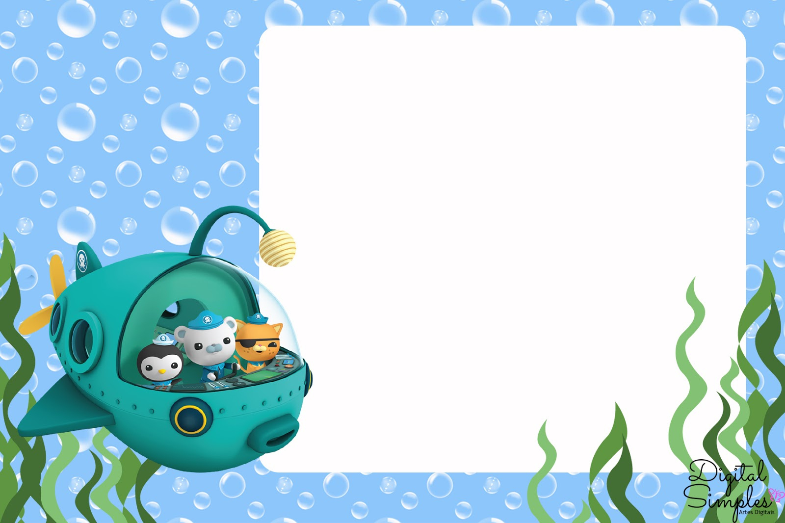 The Octonauts Free Printable Kit. - Oh My Fiesta! In English with Octonauts Birthday Card Printable