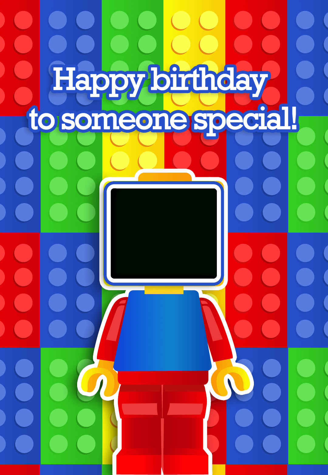 To Someone Special - Free Printable Birthday Card | Greetings inside Free Printable Lego Birthday Cards