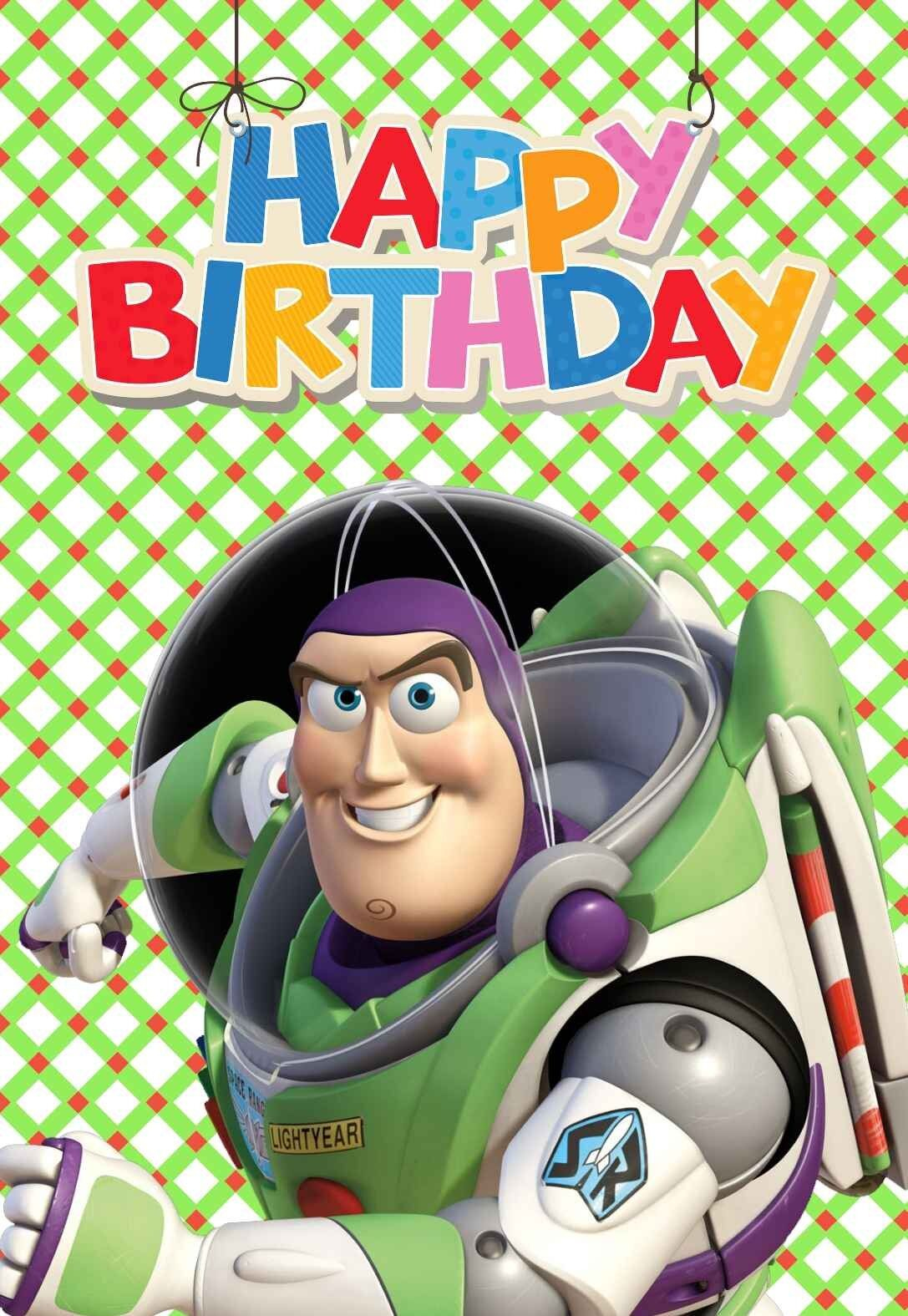 Toy Story Printable Birthday Cards — Printbirthday.cards with regard to Buzz Lightyear Birthday Card Free Printable