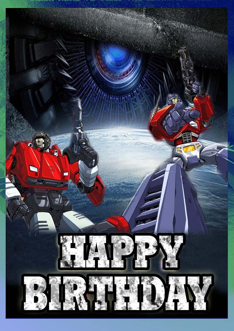 Transformers Birthday Card | Free Printable Birthday Cards in Transformer Birthday Cards Free Printable