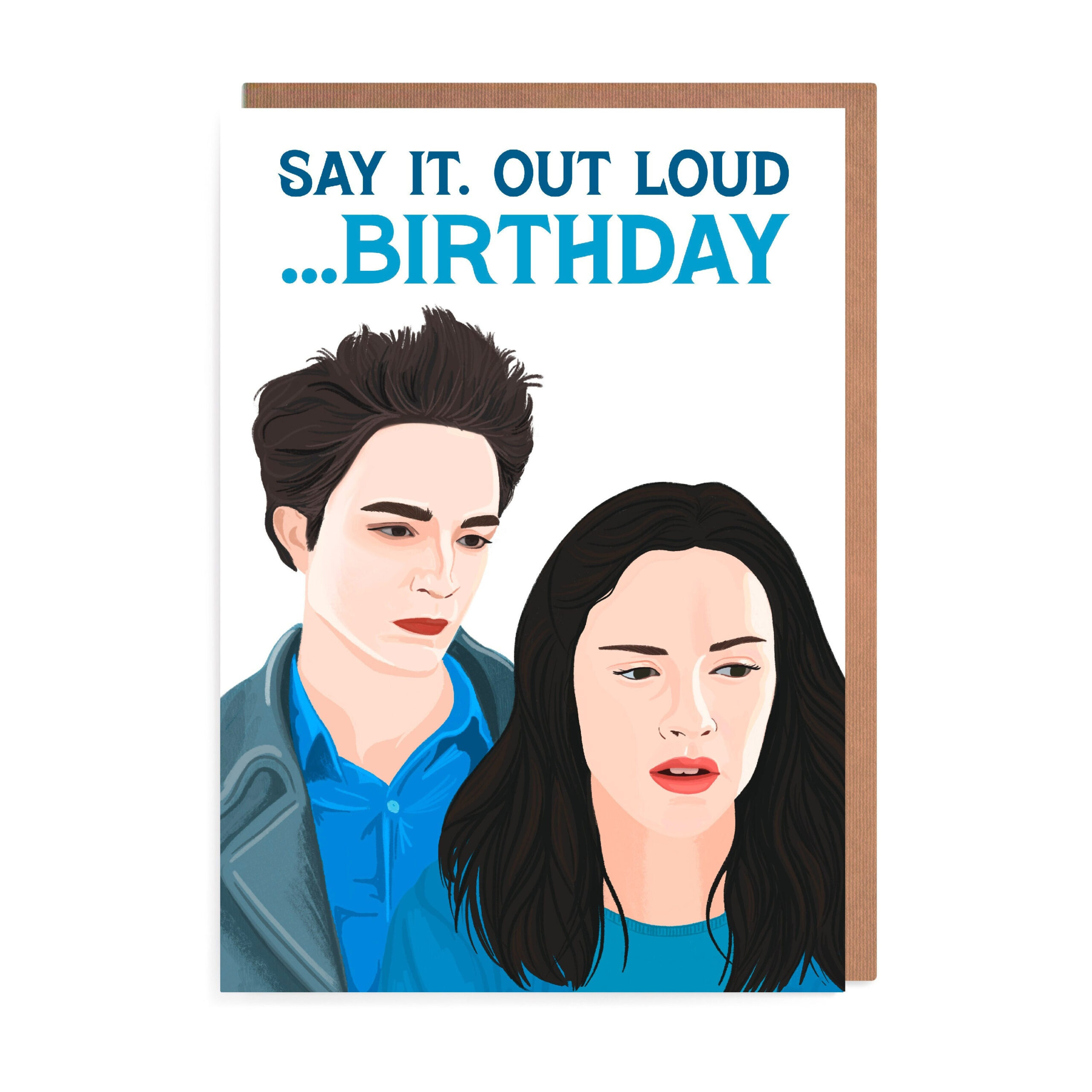 Twilight Birthday Card | Bella Swan, Edward Cullen | Say It. Out Loud Quote | Robert Pattinson, Kristen Stewart pertaining to Twilight Birthday Card Printable