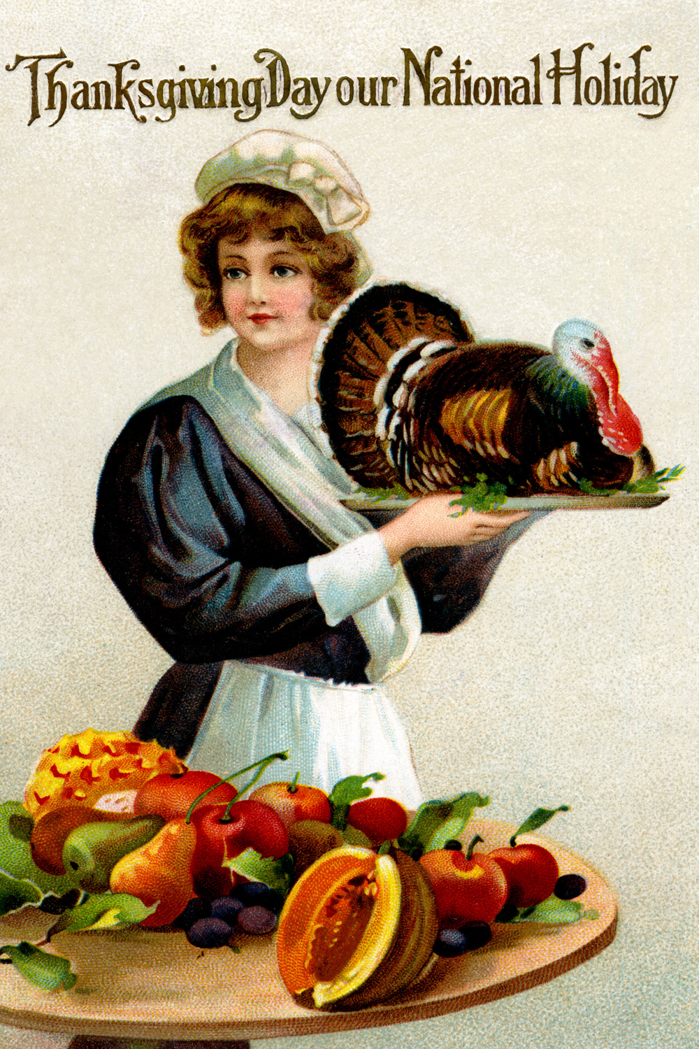 18 Vintage Thanksgiving Cards throughout Vintage Thanksgiving Day Cards