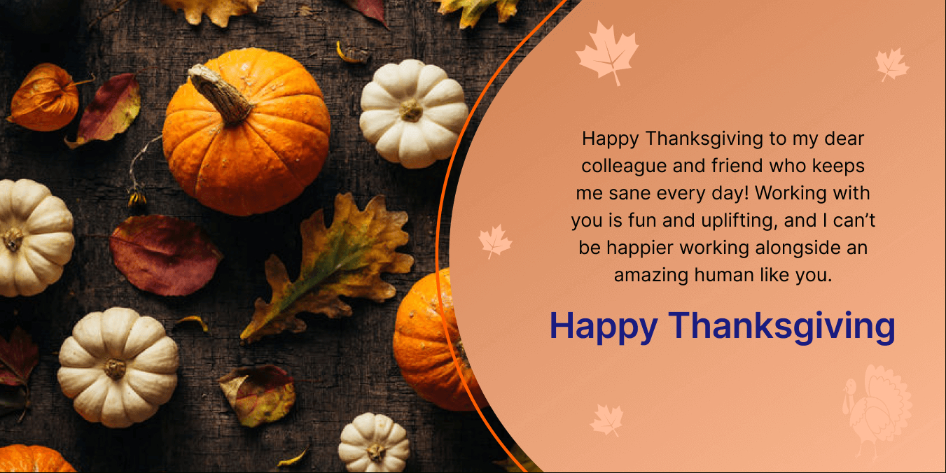 30+ Thanksgiving Messages For Colleagues &amp;amp; Coworkers | Empuls for Business Thanksgiving Cards Messages