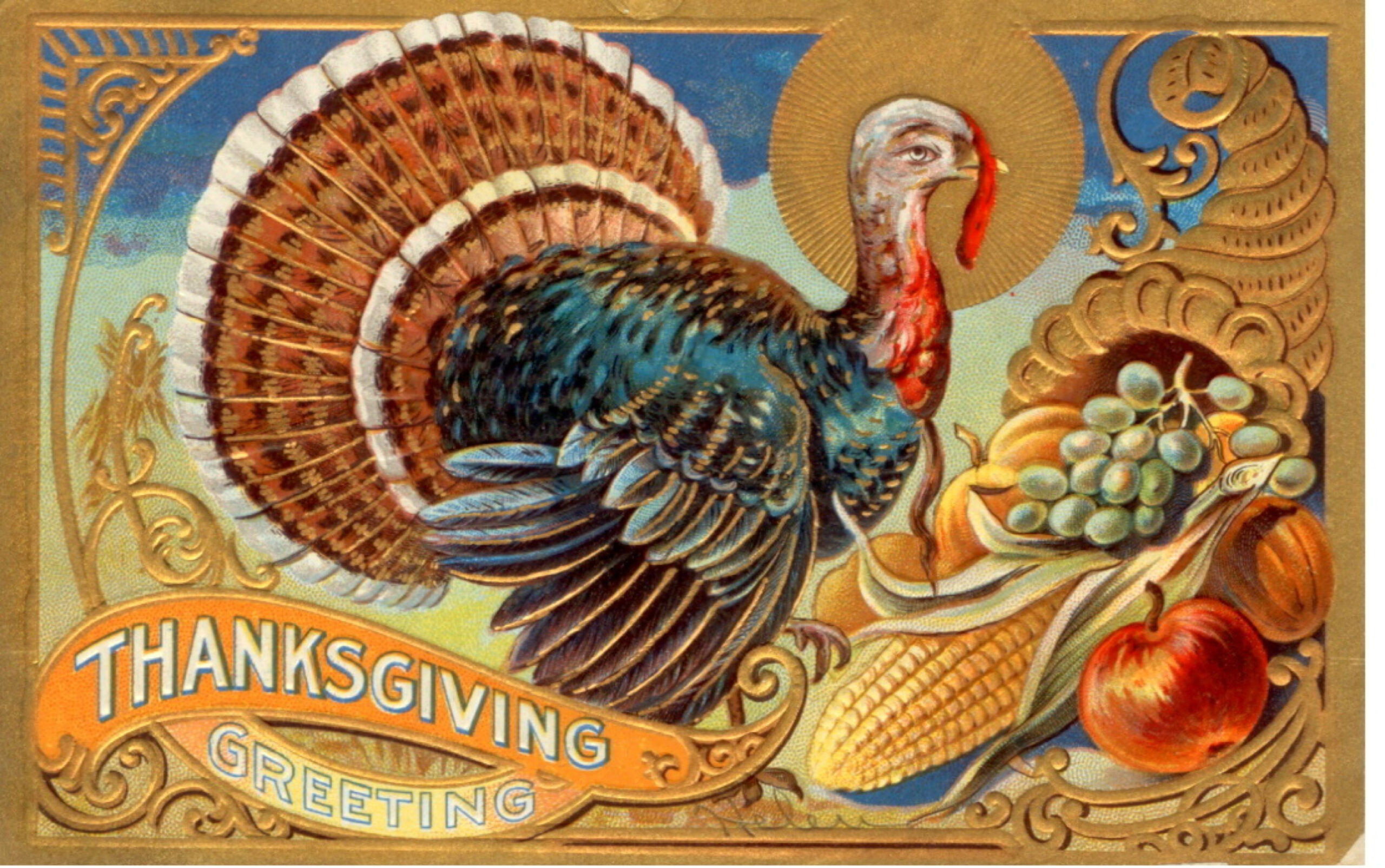 34 Vintage Thanksgiving Postcards Free within Old Fashioned Thanksgiving Cards