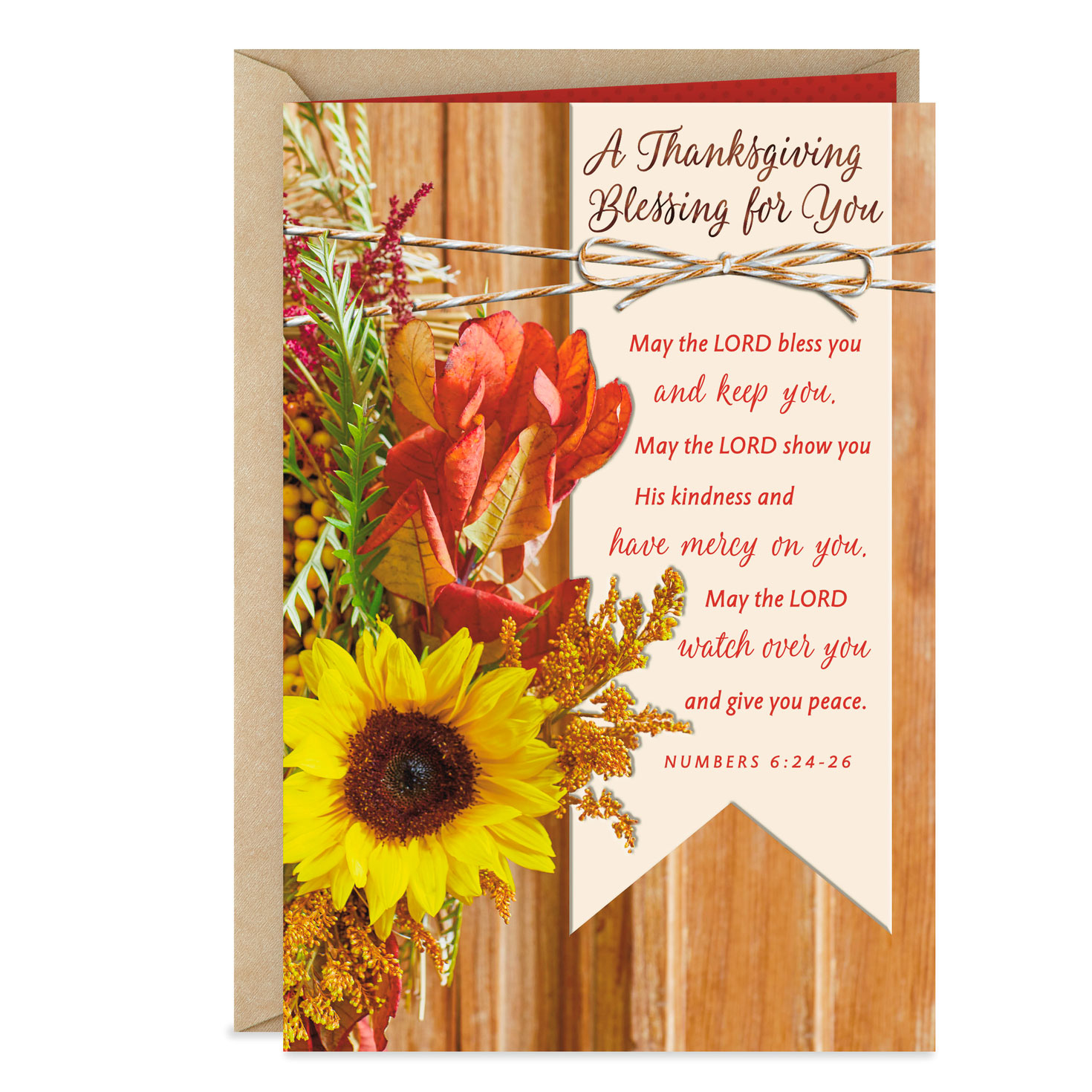 A Blessing For You Religious Thanksgiving Card - Greeting Cards inside Thanksgiving Cards Christian