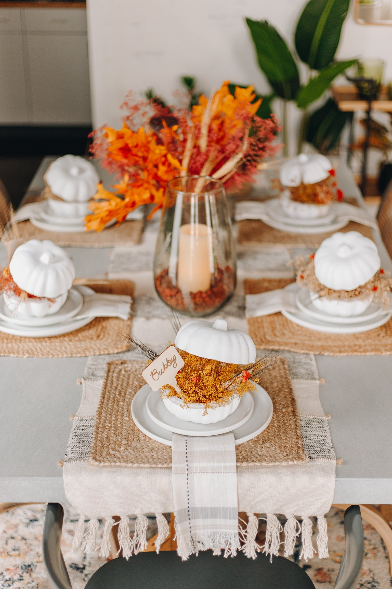 A Little Fall On Your Thanksgiving Table: Creative Place Cards pertaining to Place Cards For Thanksgiving Dinner