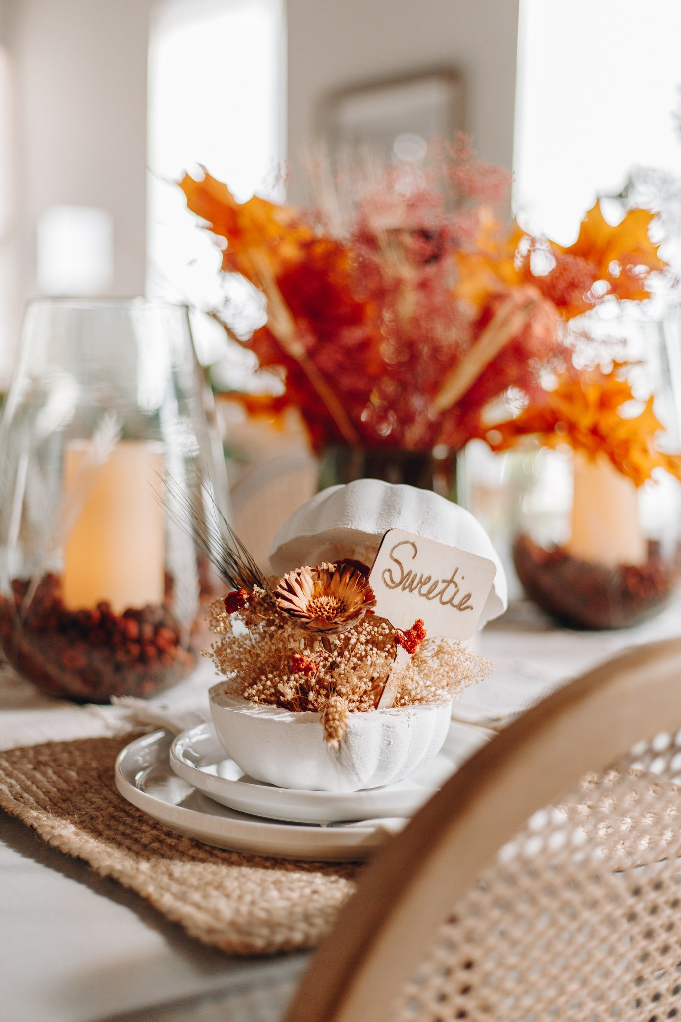 A Little Fall On Your Thanksgiving Table: Creative Place Cards regarding Creative Place Cards Thanksgiving