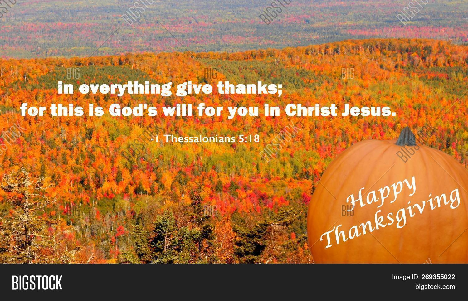 Christian Thanksgiving Image &amp;amp; Photo (Free Trial) | Bigstock in Free Religious Thanksgiving Cards