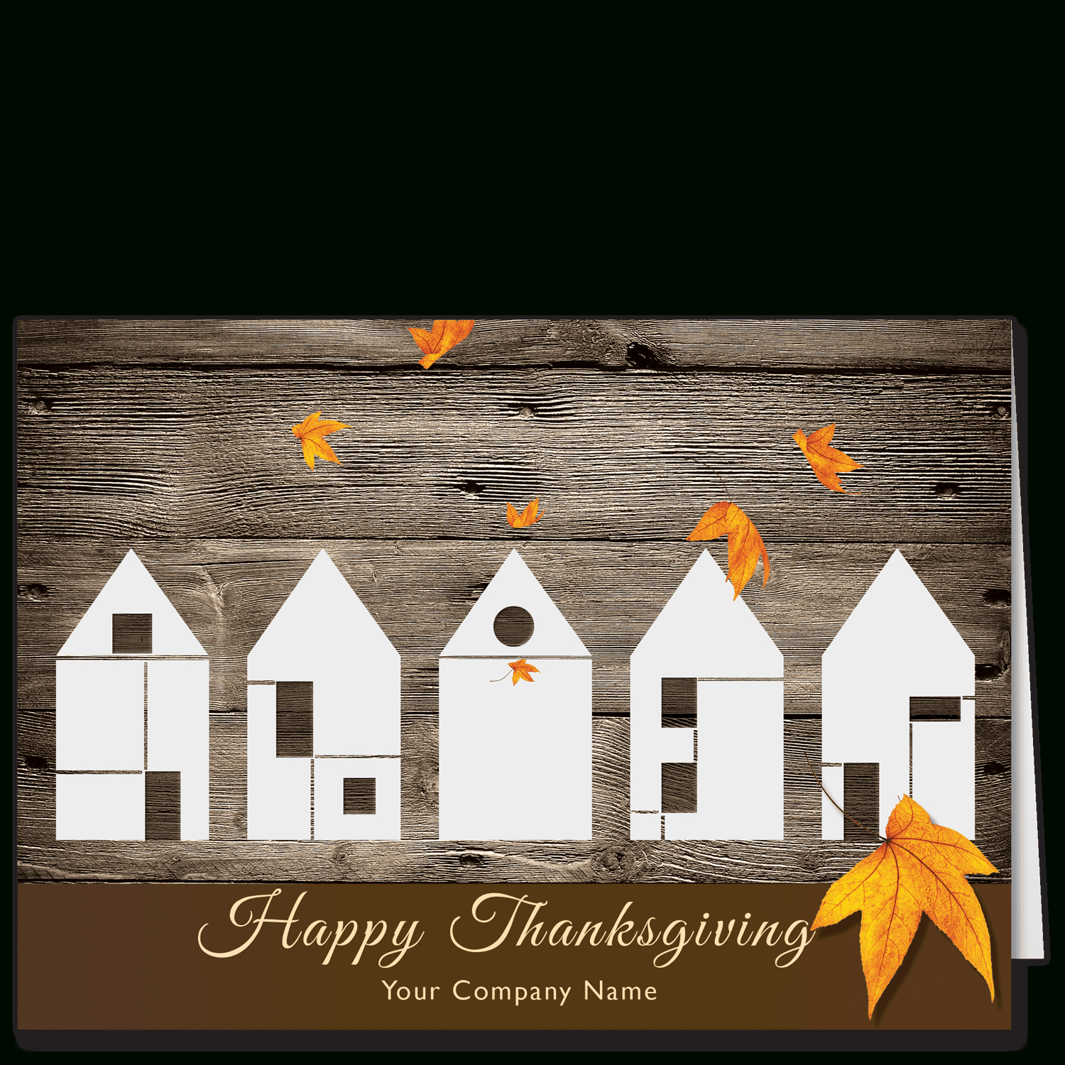 Company Thanksgiving Cards | Type 5 Construction Fall | Cardphile regarding Thanksgiving Day Cards Business