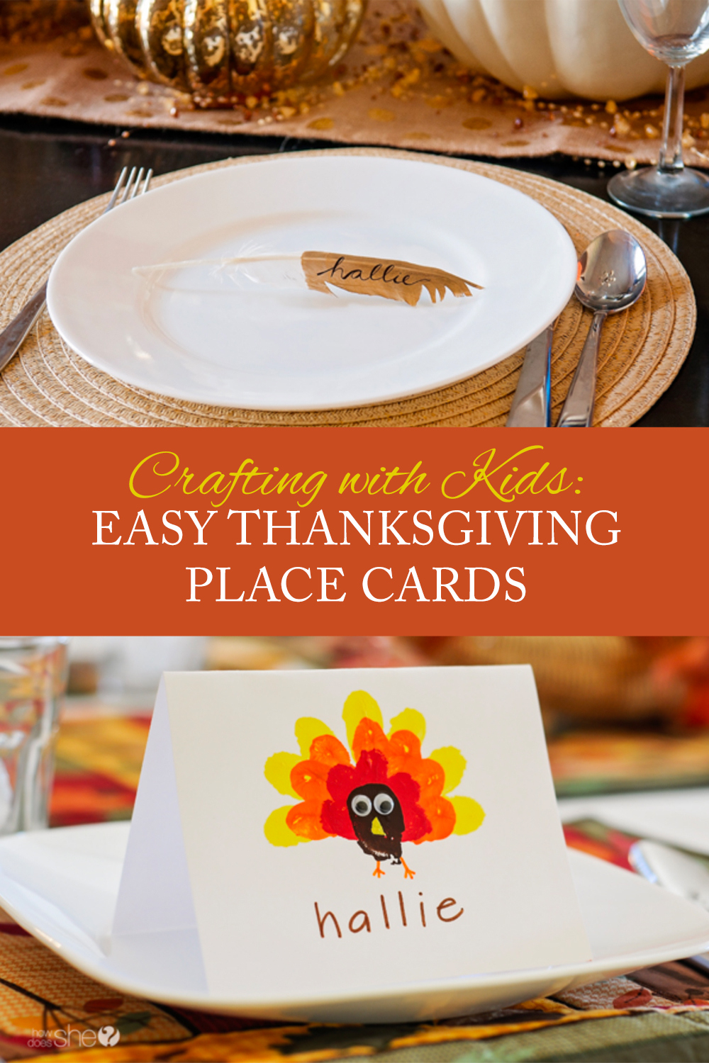 Crafting With Kids: Easy Thanksgiving Place Cards pertaining to Simple Thanksgiving Place Cards