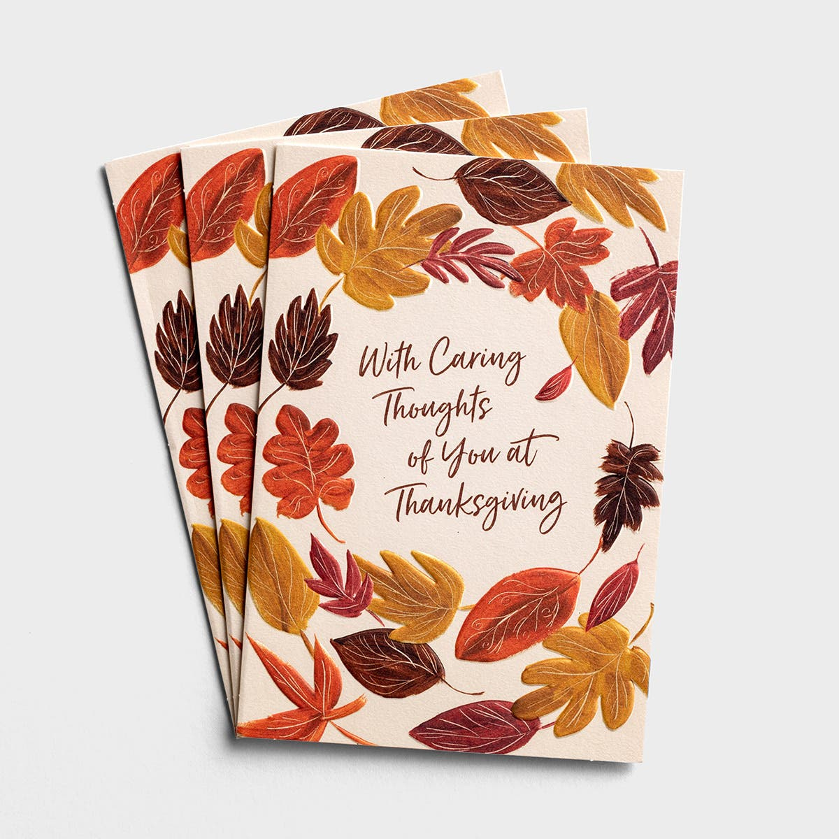 Difficult Thanksgiving - Caring Thoughts - 3 Greeting Cards intended for Thanksgiving Christmas Cards