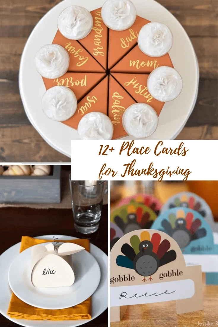 Diy Place Cards For Thanksgiving - My Turn For Us in Homemade Thanksgiving Place Cards