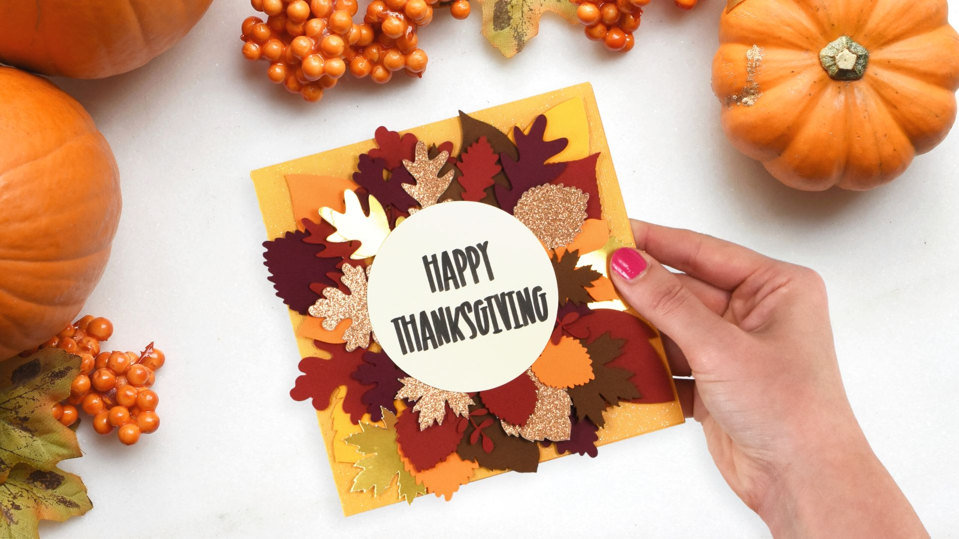 Diy Thanksgiving Card Tutorial Story - Abbi Kirsten Collections with Cricut Thanksgiving Cards