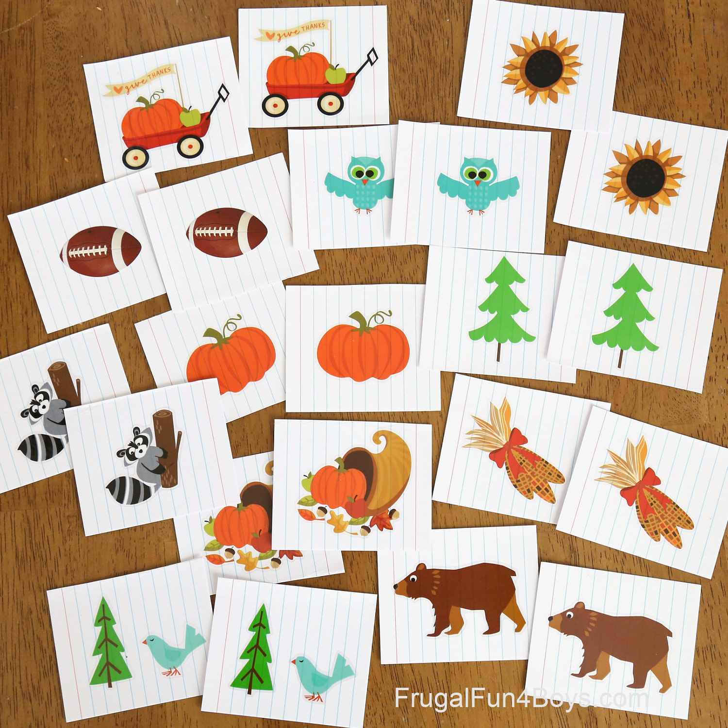 Easy Thanksgiving Games For Kids - Frugal Fun For Boys And Girls throughout Thanksgiving Cards Games